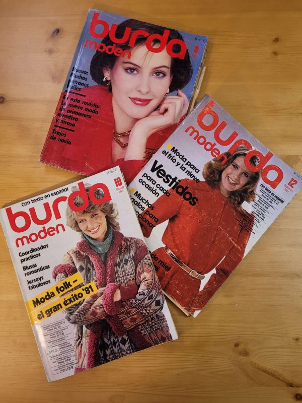 Pack BURDA años 80s n°2 (x3)