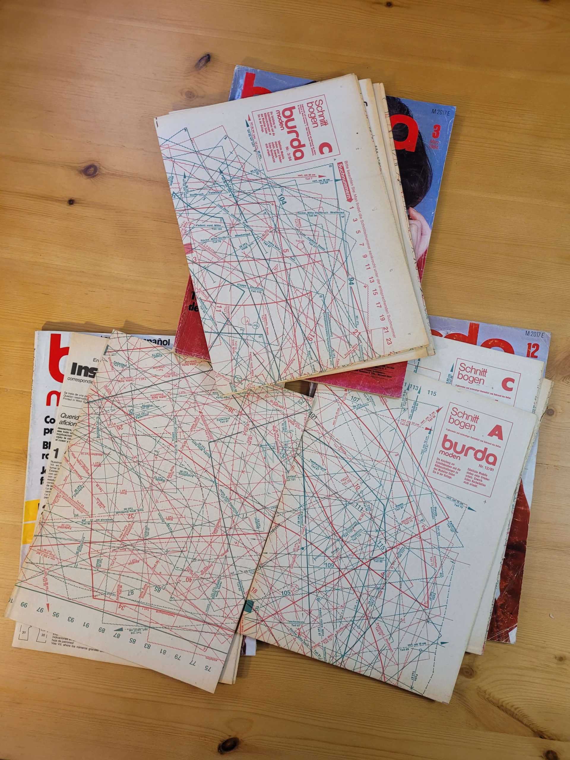 Pack BURDA años 80s n°2 (x3) - Imagen 2