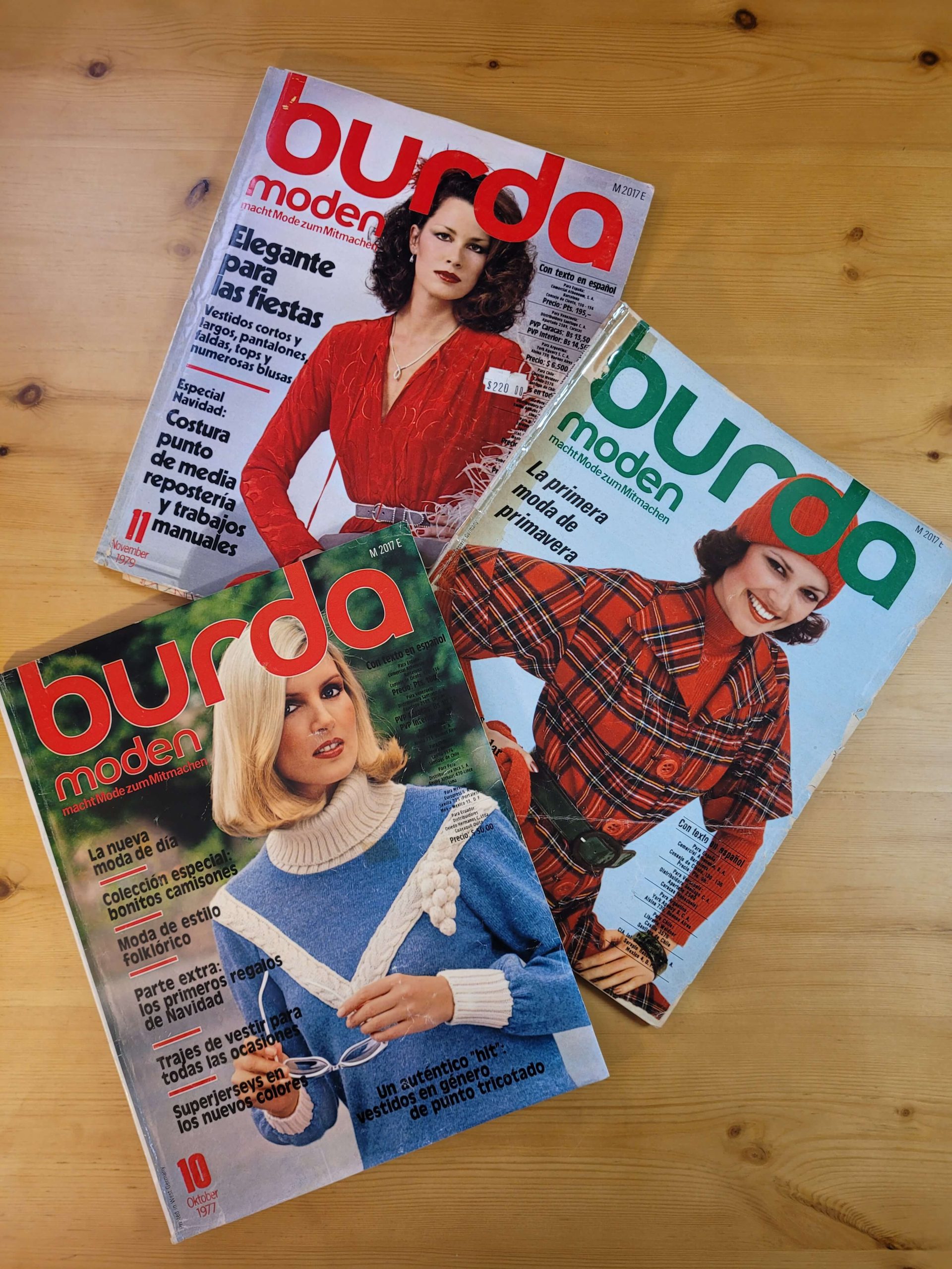 Pack BURDA años 70s n°2 (x3)