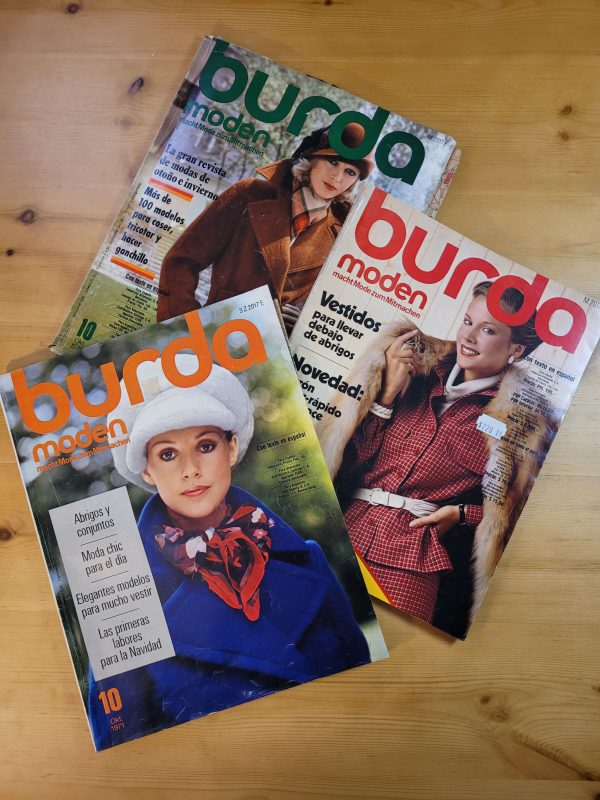 Pack BURDA años 70s n°1 (x3)