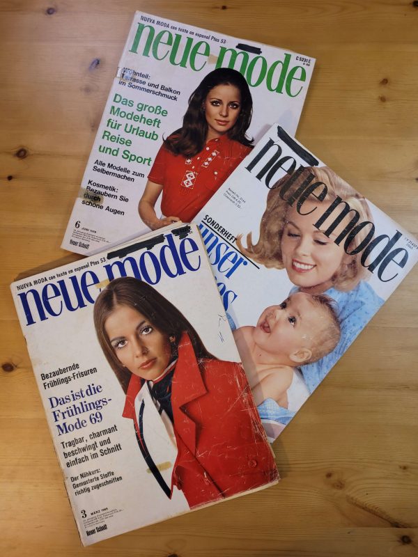 Pack NEUE MODE años 60s n°1 (x3)