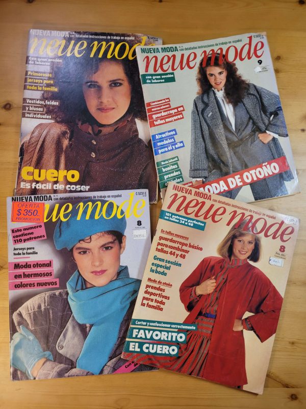 Pack NEUE MODE años 80s n°2 (x4)