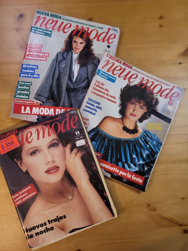 Pack NEUE MODE años 80s n°1 (x3)