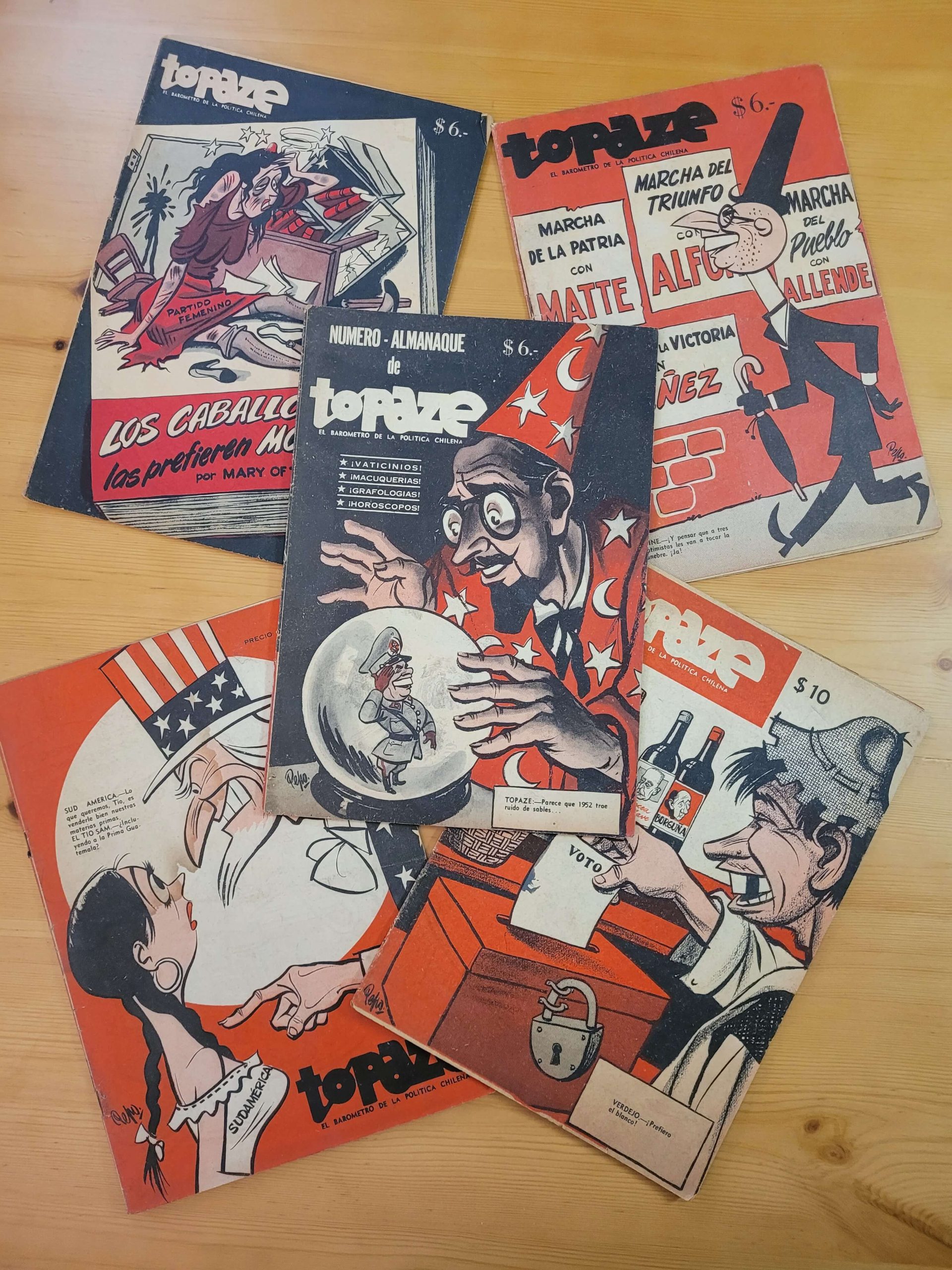 Pack TOPAZE años 50s n°3 (x5)