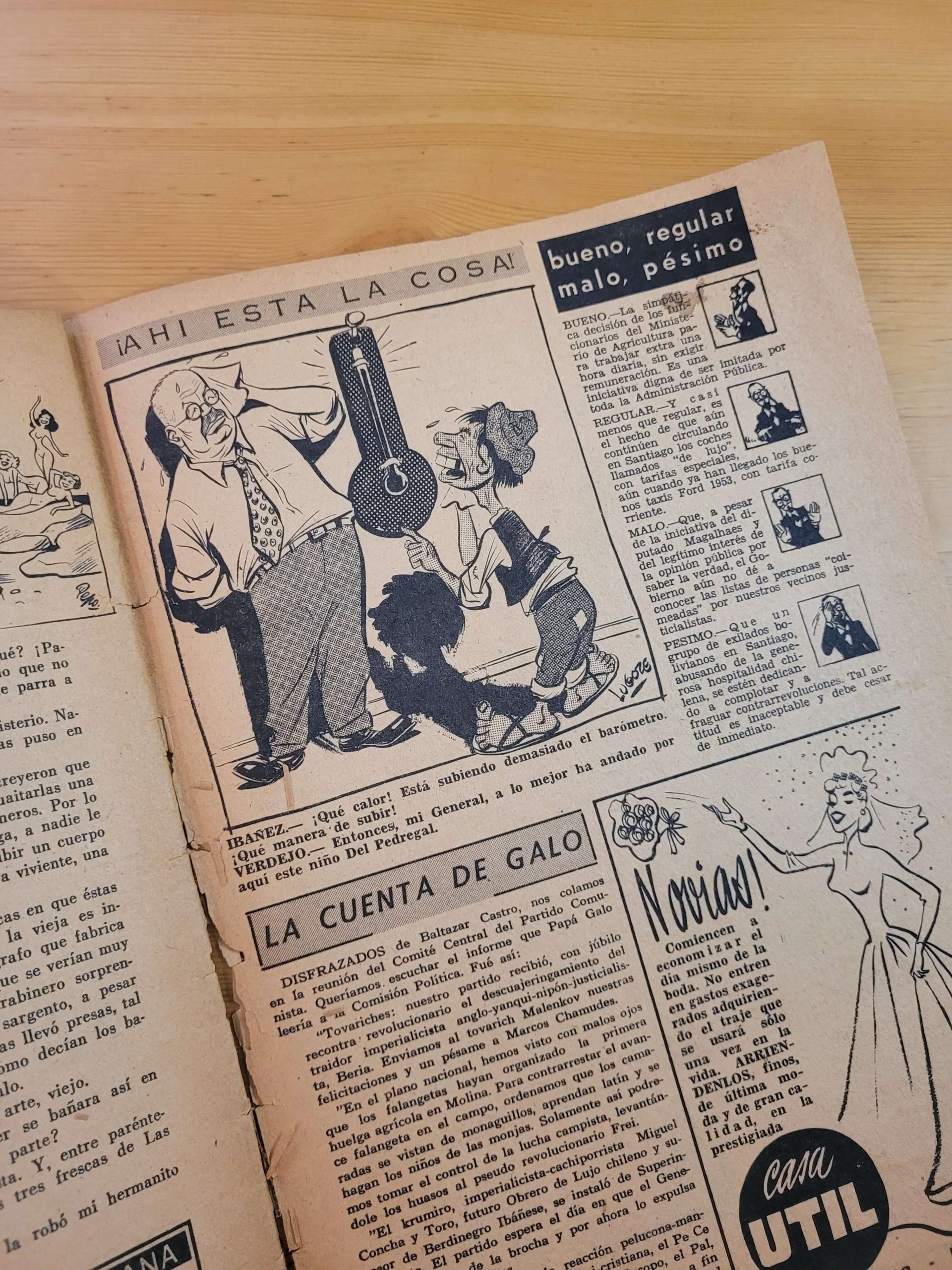 Pack TOPAZE años 50s -Portadas Carlos Ibáñez del campo- n°3 (x5) - Imagen 13