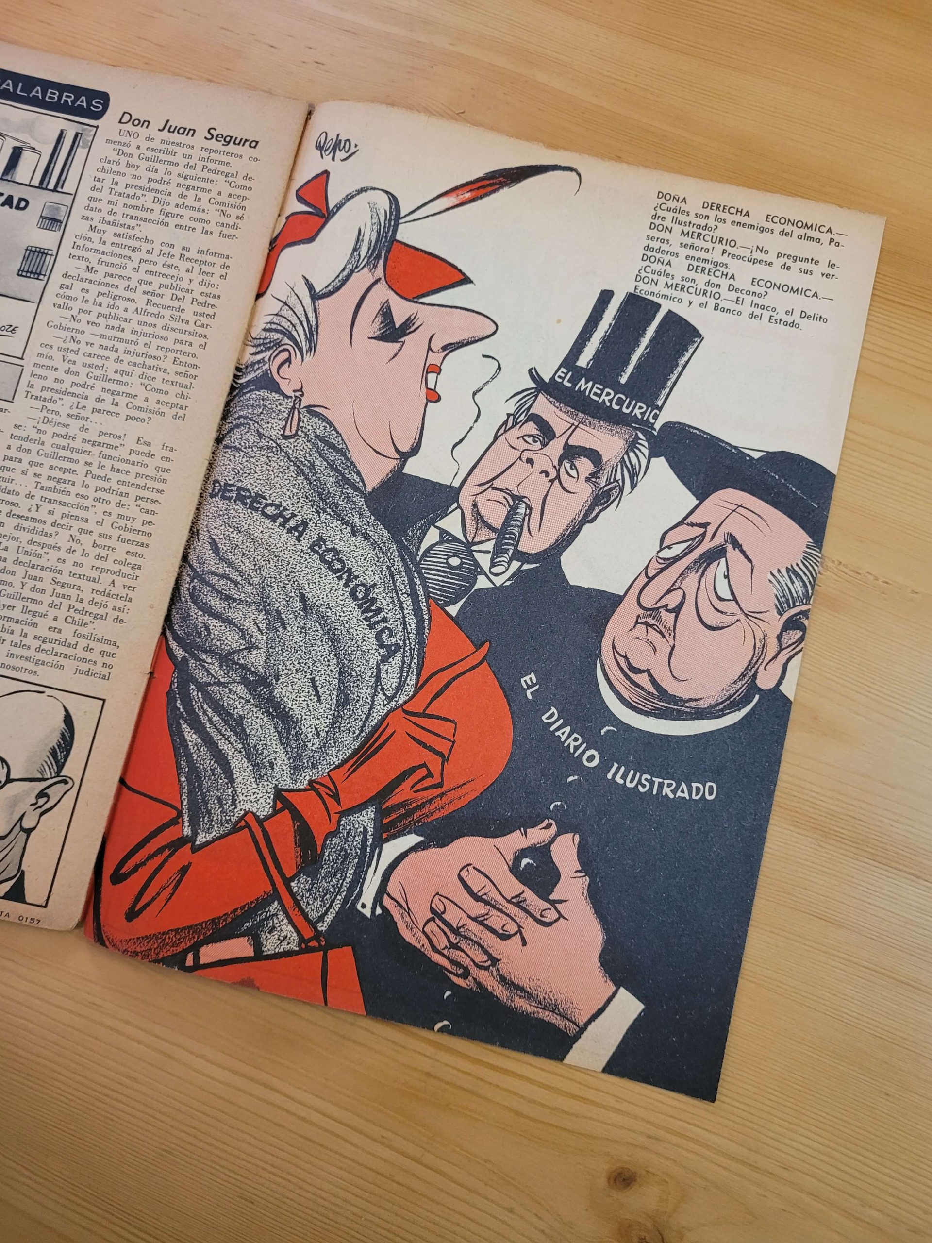 Pack TOPAZE años 50s -Portadas Carlos Ibáñez del campo- n°2 (x5) - Imagen 8