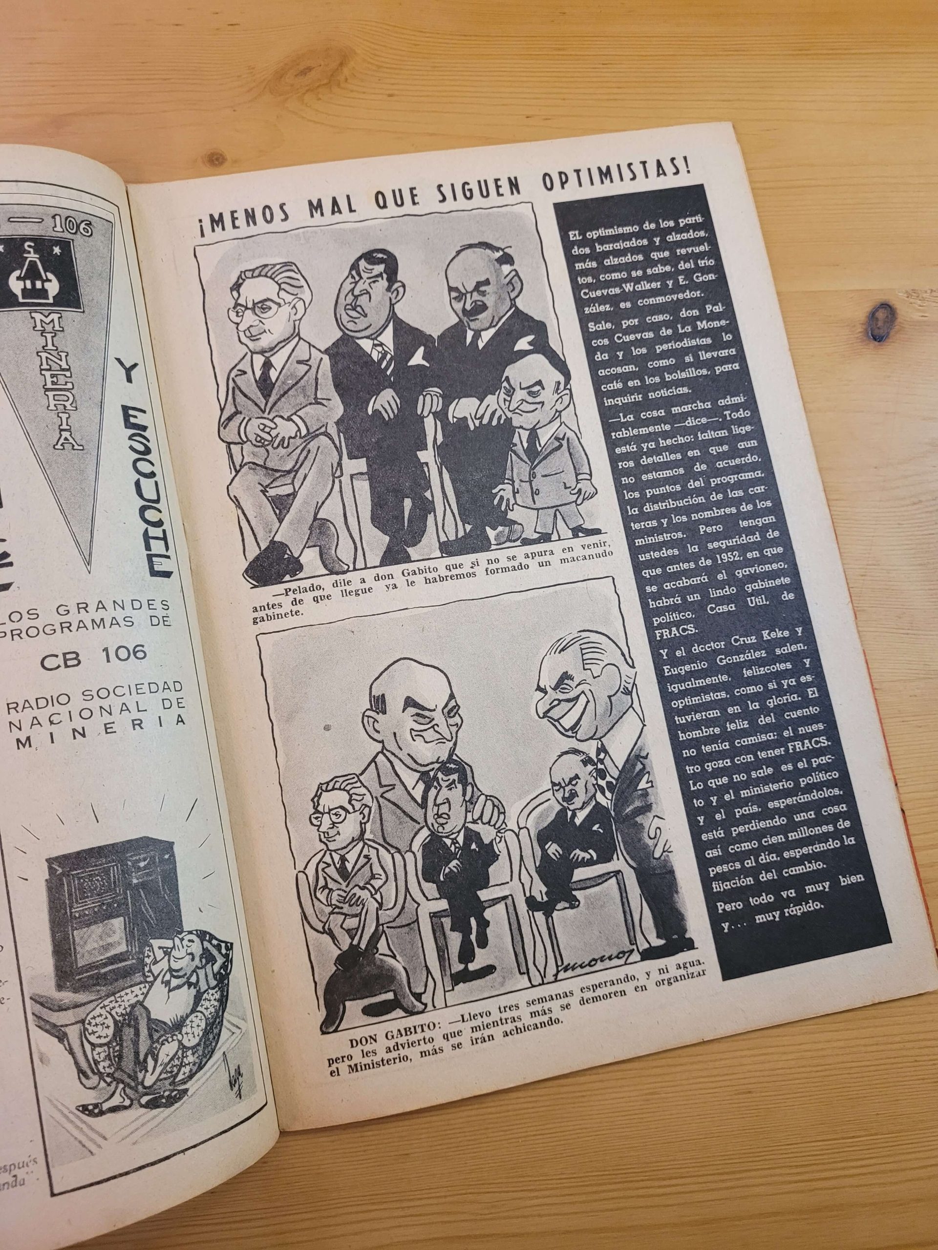 Pack TOPAZE años 50s -Portadas Gabriel Gonzáles Videla- (x5) - Imagen 12