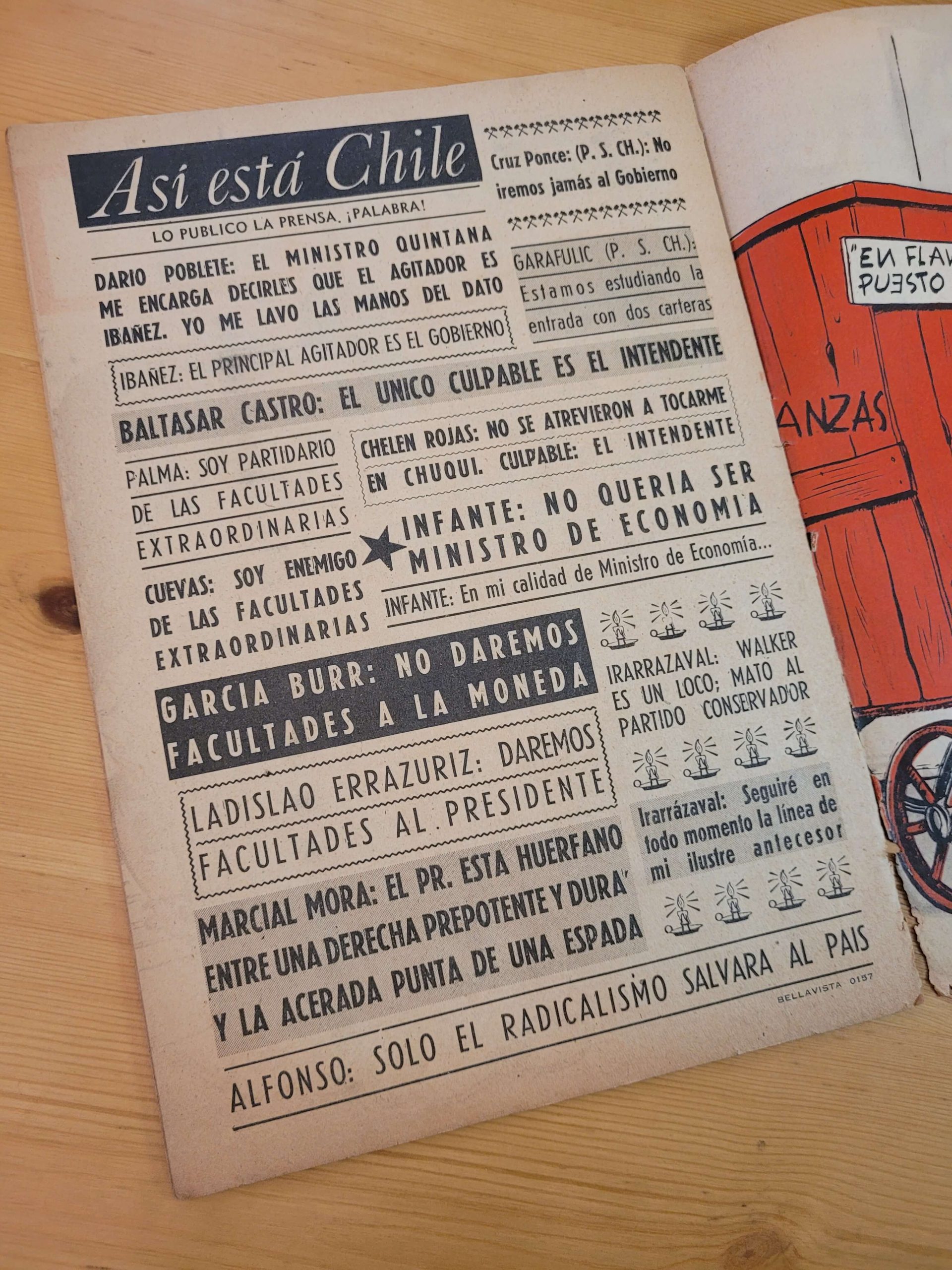 Pack TOPAZE años 50s -Portadas Gabriel Gonzáles Videla- (x5) - Imagen 21
