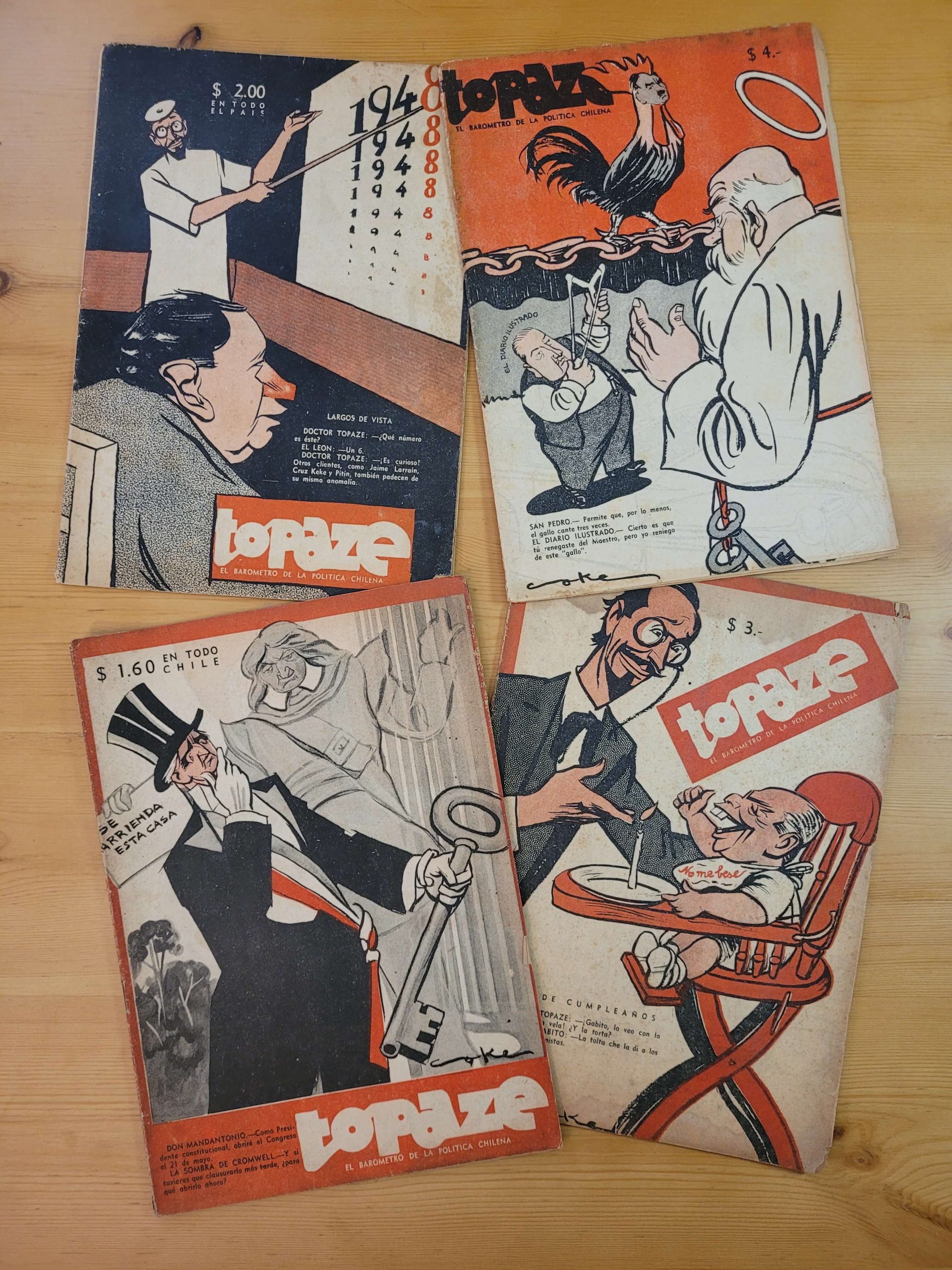 Pack TOPAZE años 40s n°4 (x4)