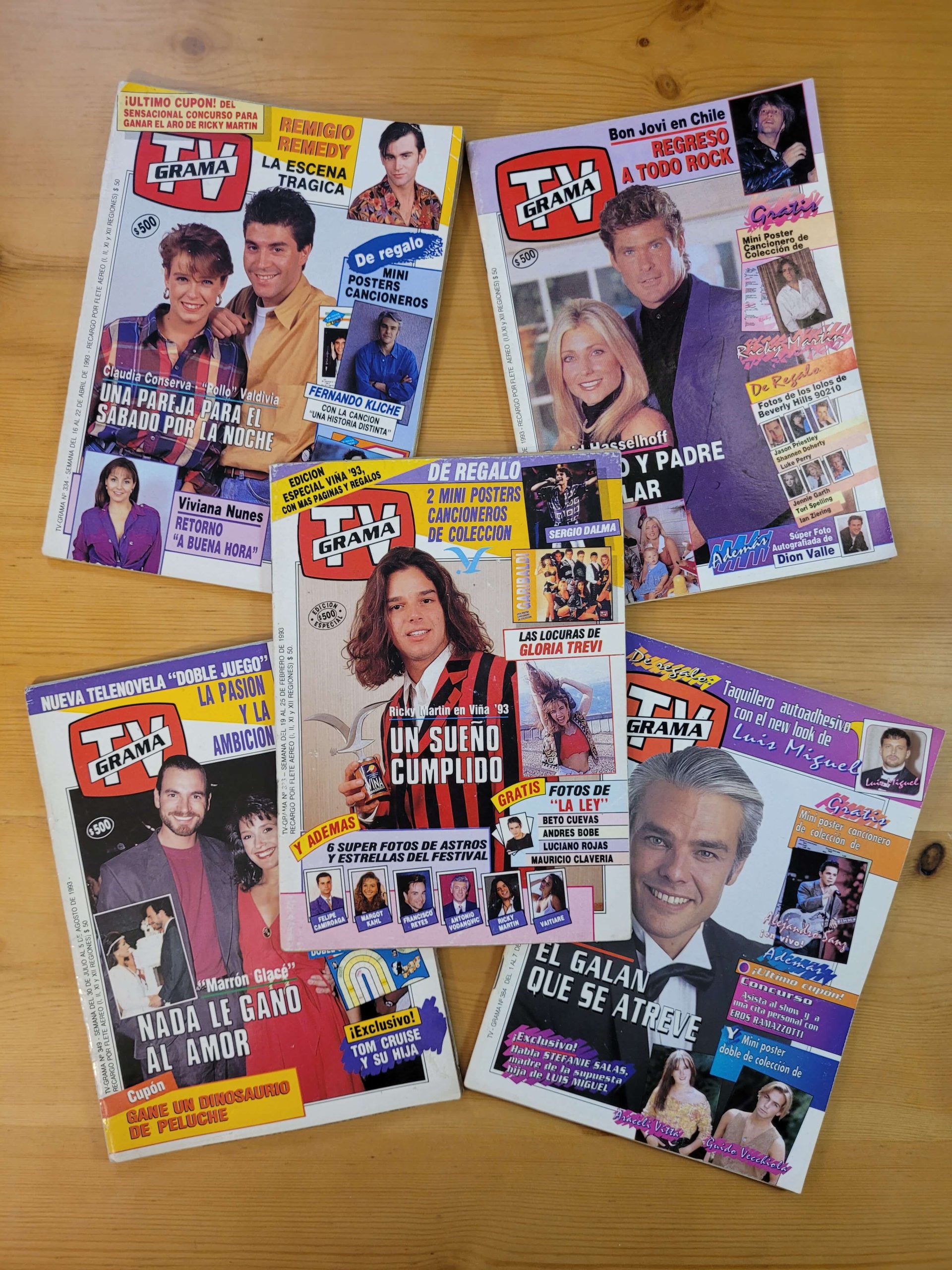 Pack TV GRAMA -1993- (x5)