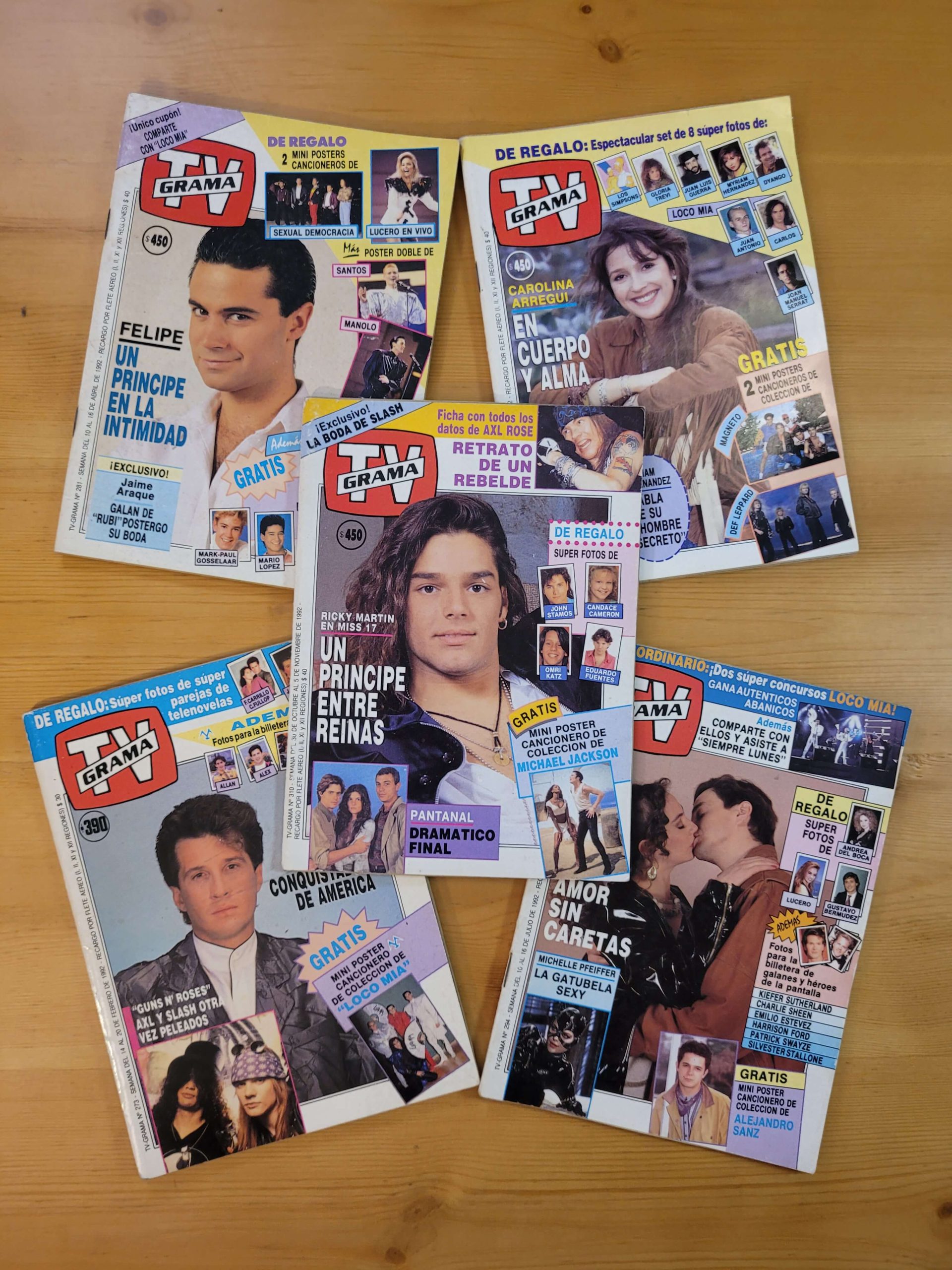 Pack TV GRAMA -1992- (x5)