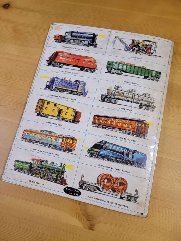 Album LIBRO DE ORO DE ESTAMPAS DE FERROCARRILES, 1959 (86% completo)