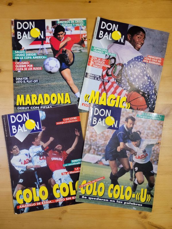 Pack DON BALON 1eros números -Años 90s- (x4)