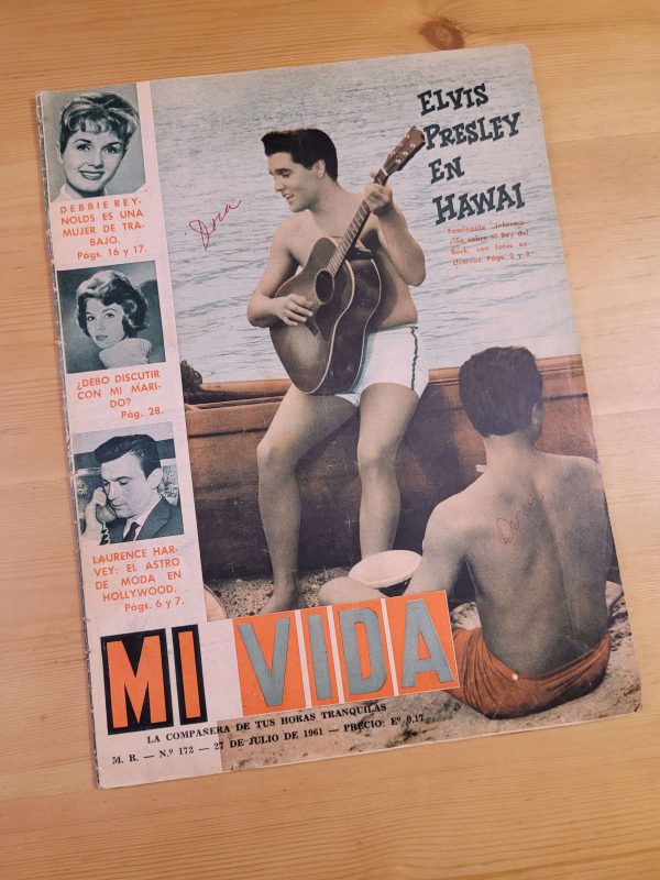 Revista MI VIDA -Portada Elvis Presley en Hawaii- (1961)