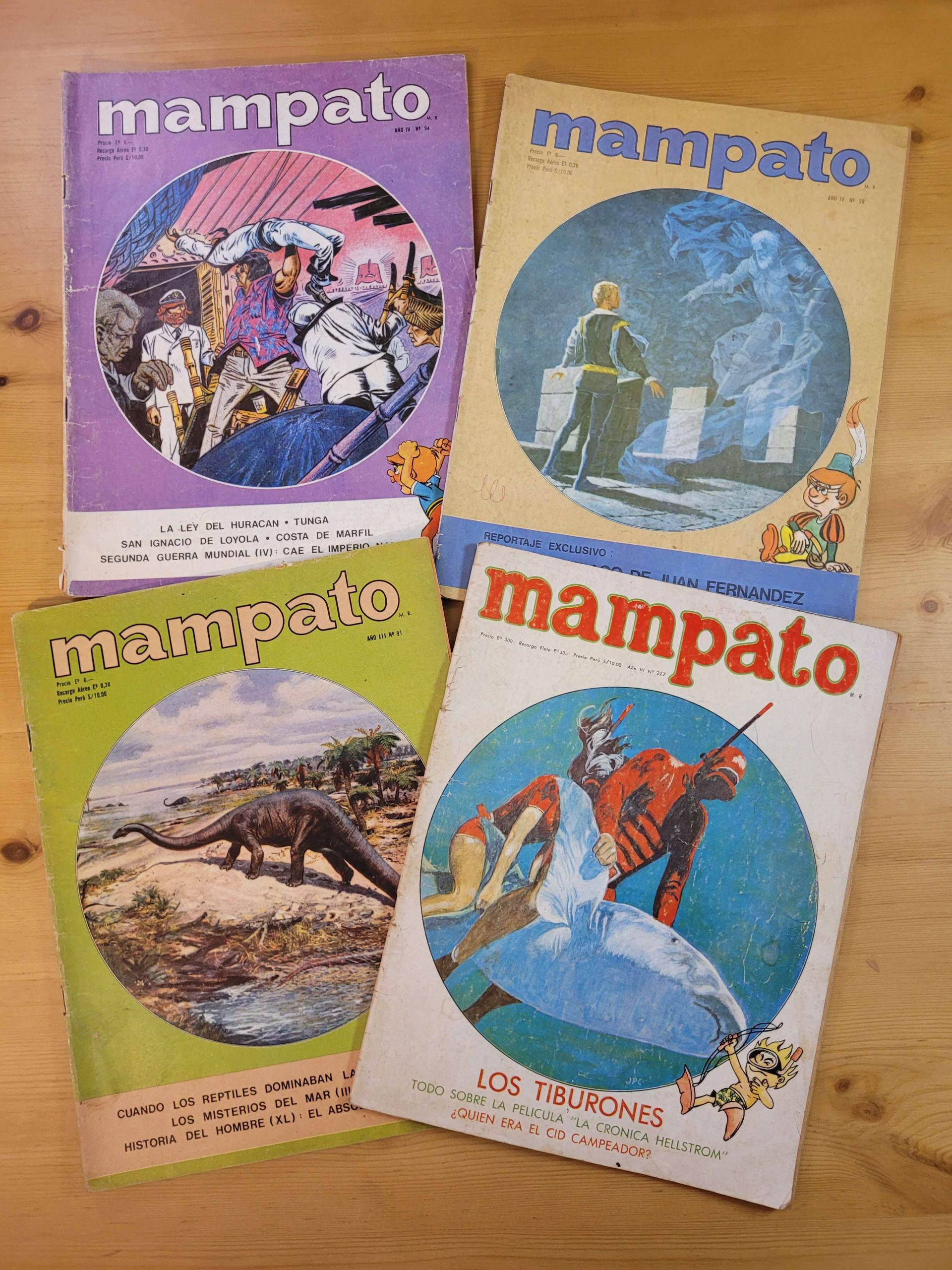 Pack n°3 MAMPATO años 70s (x4)