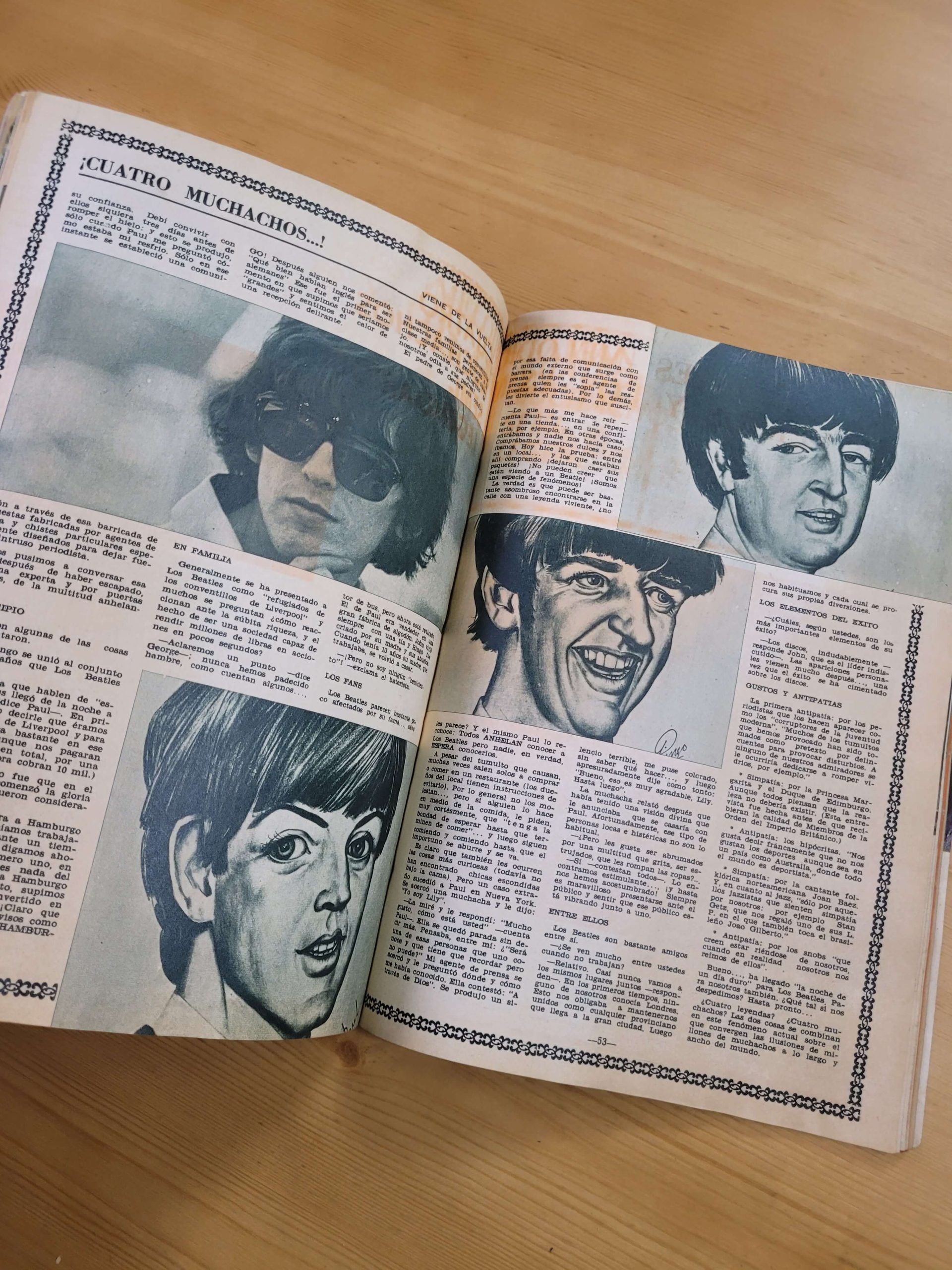 Pack RINCON JUVENIL años 60s -Portadas BEATLES- (x3) - Imagen 2