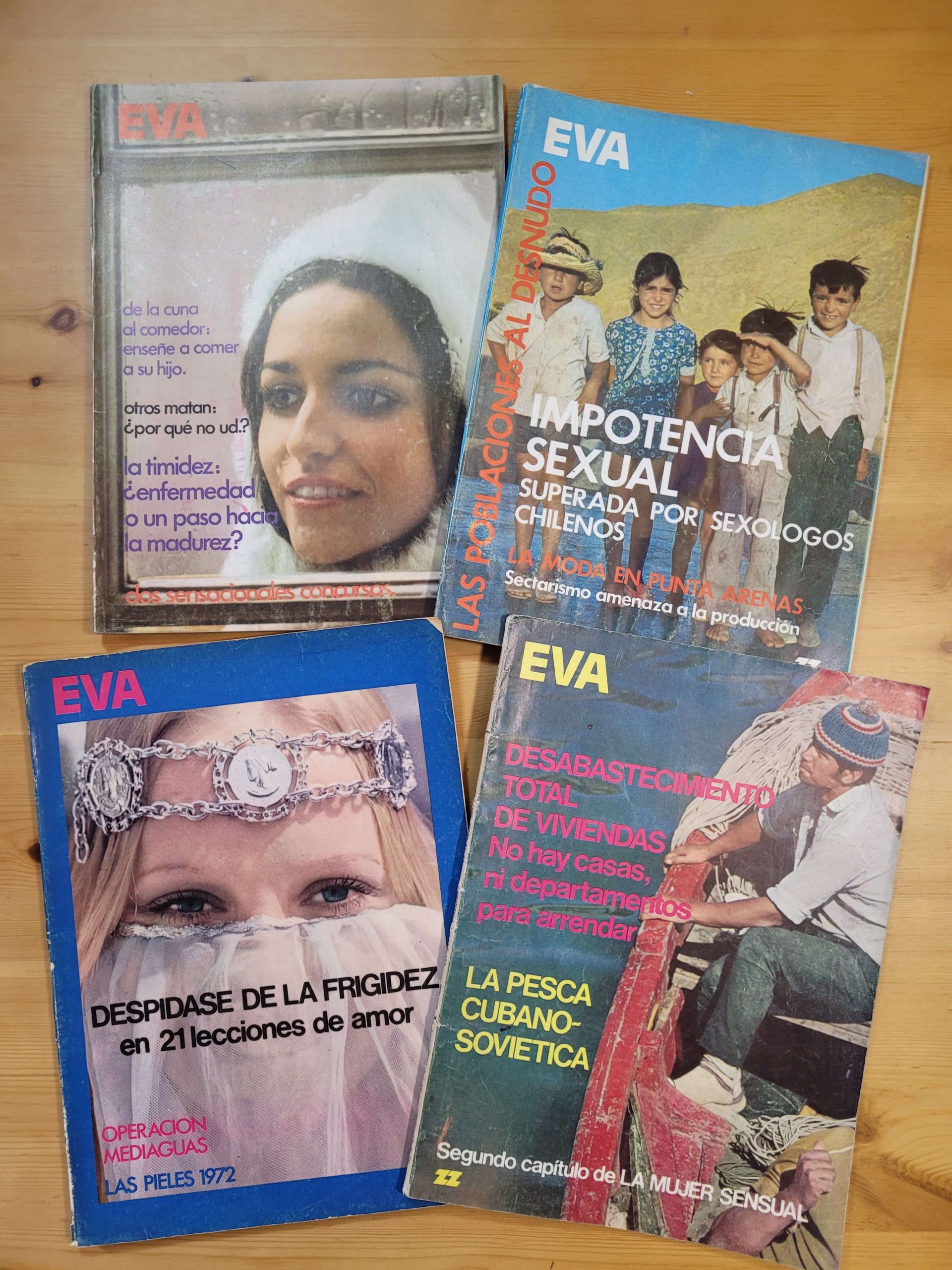 Pack EVA años 70s (x4)