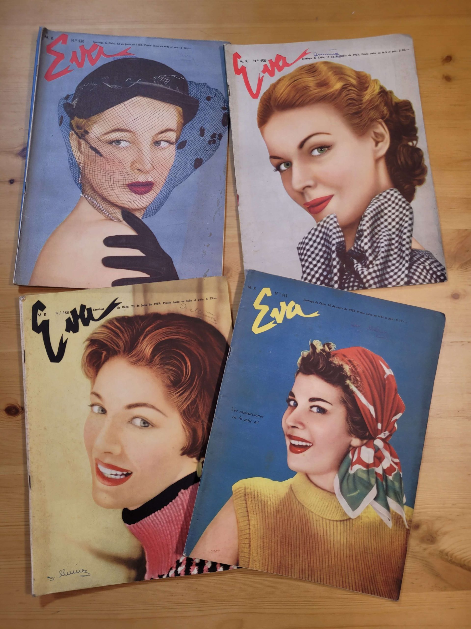 Pack EVA años 50s n°1 (x4)