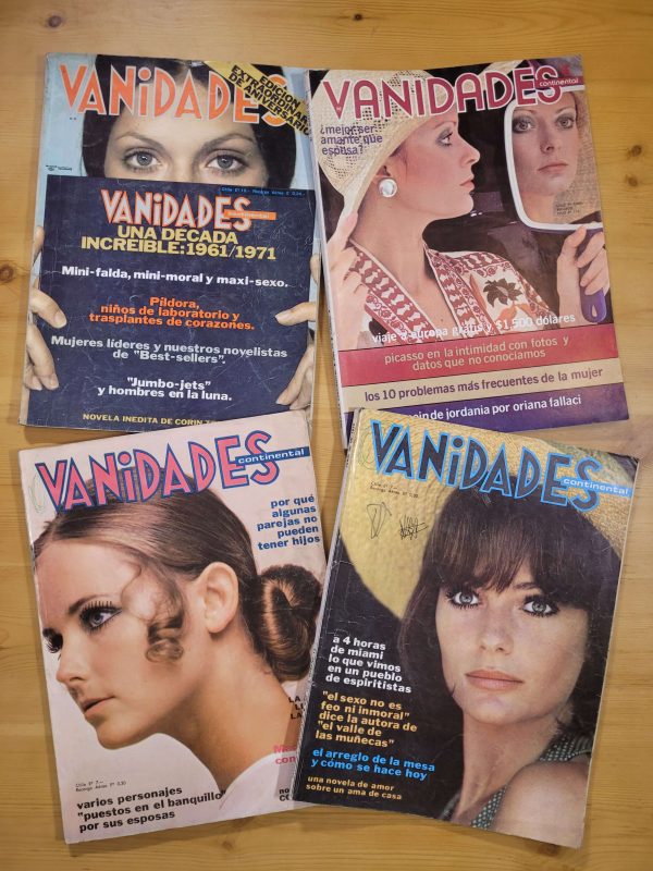 Pack VANIDADES años 70s n°1 (x4)