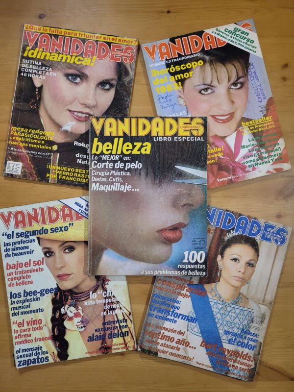 Pack VANIDADES años 80s (x5)