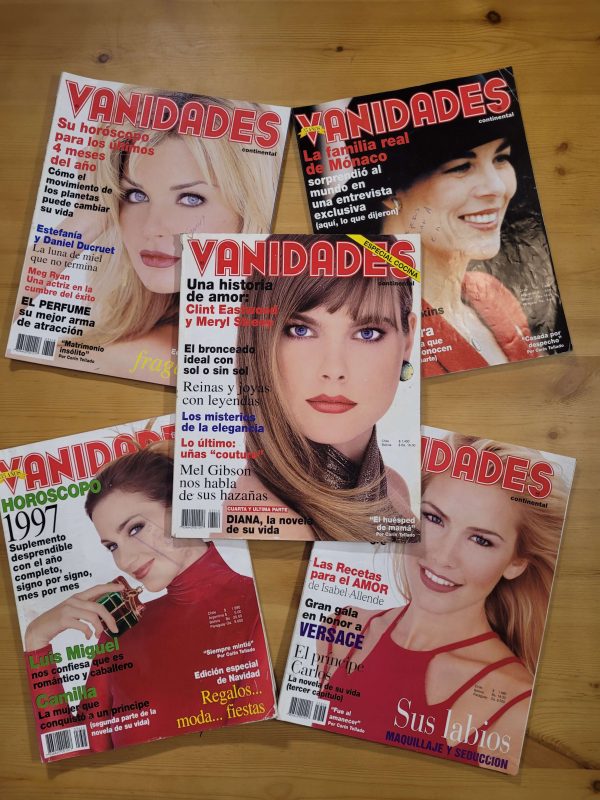 Pack VANIDADES años 90s (x5)