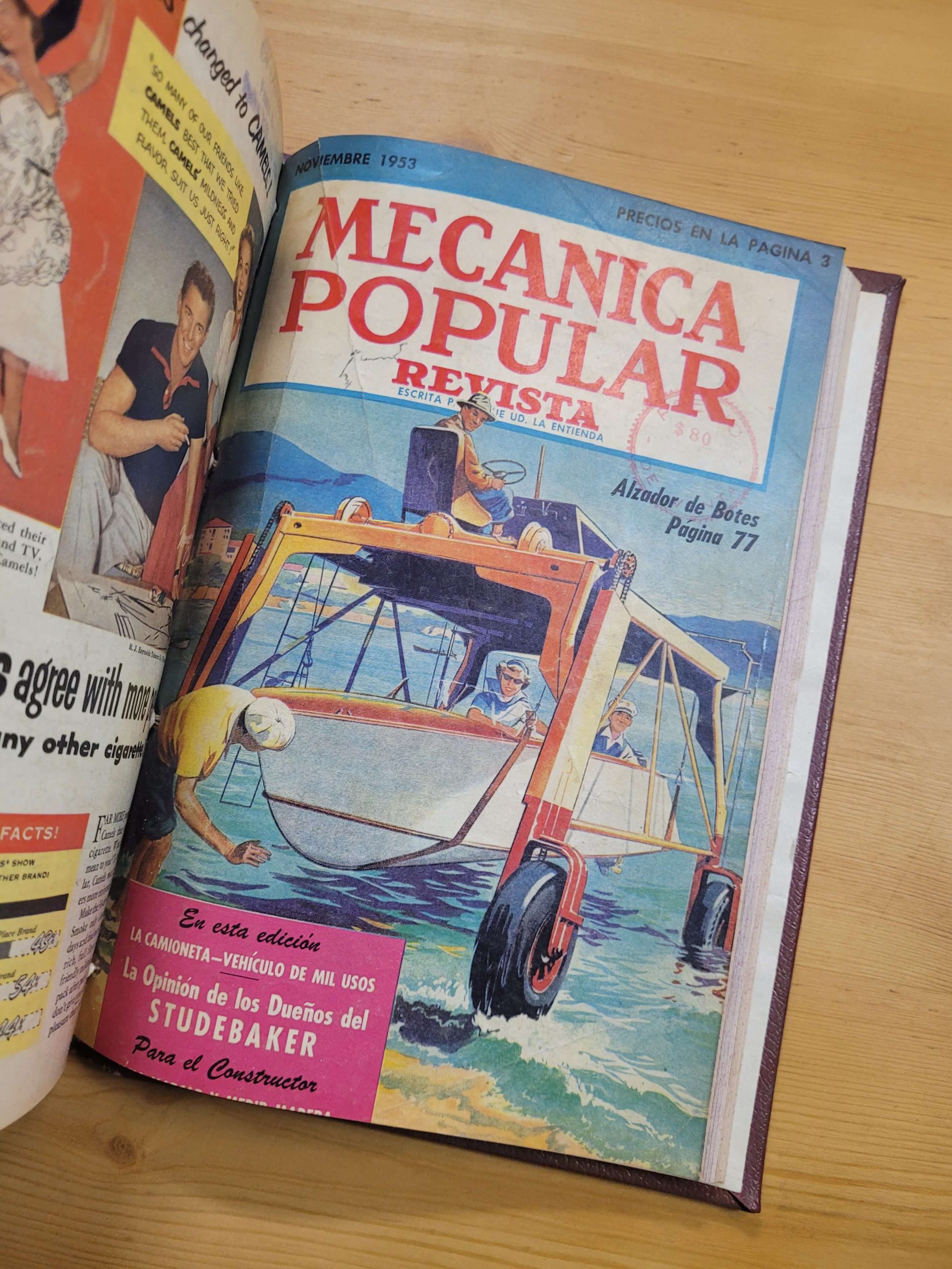 Empaste MECANICA POPULAR en español, años 50s (5 revistas, incluída especial de 50 aniversario) - Imagen 7