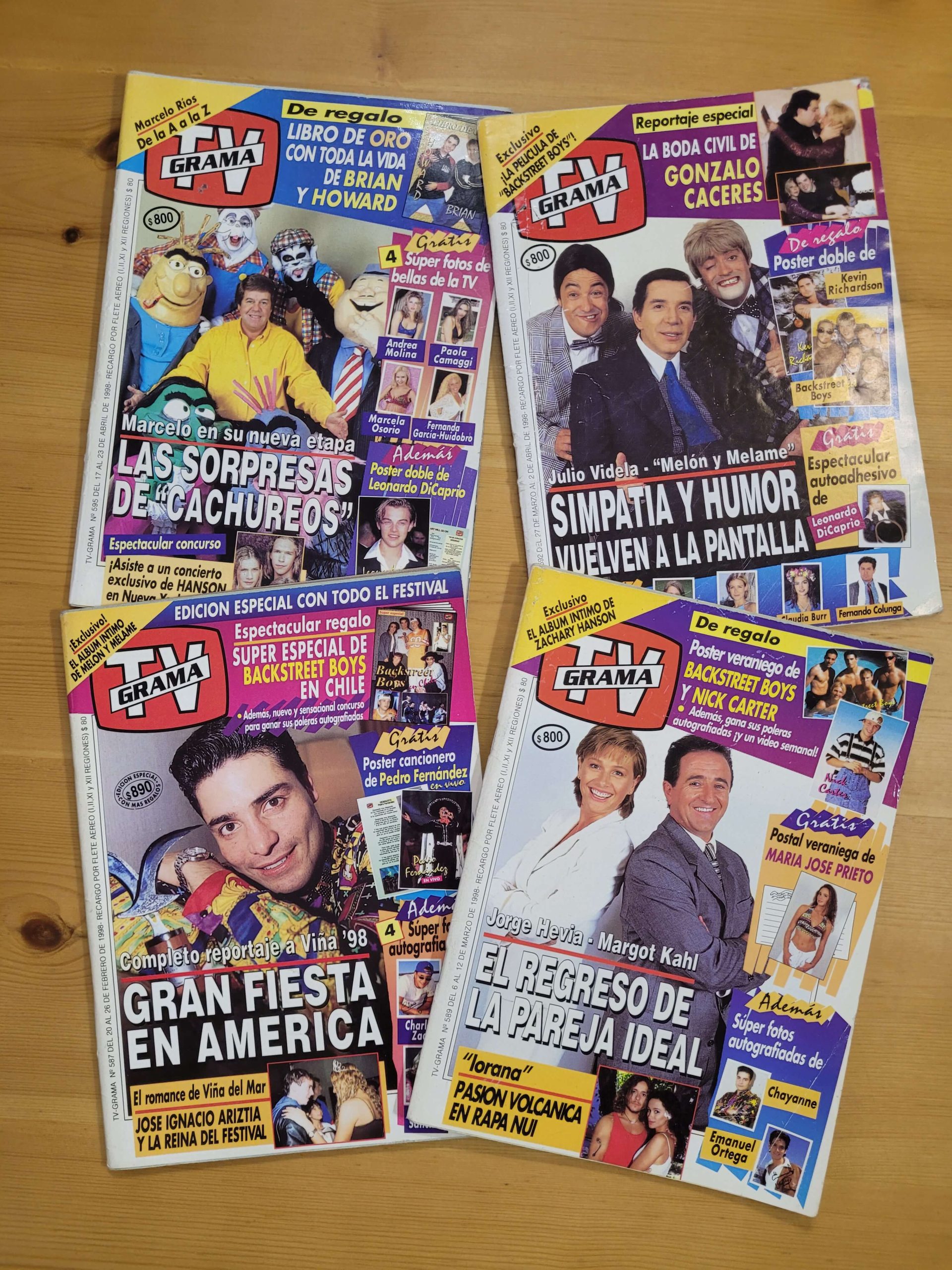 Pack TV GRAMA -1998- (x4)