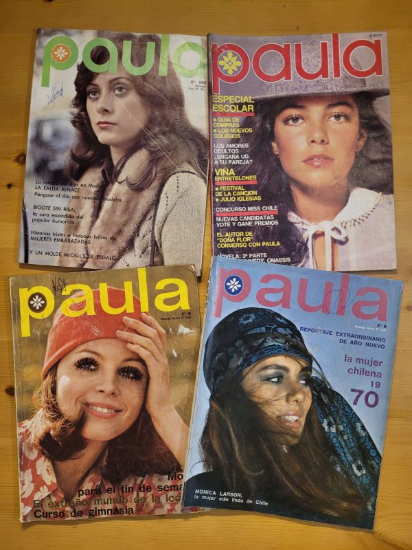 Pack PAULA años 70s n°1 (x4)