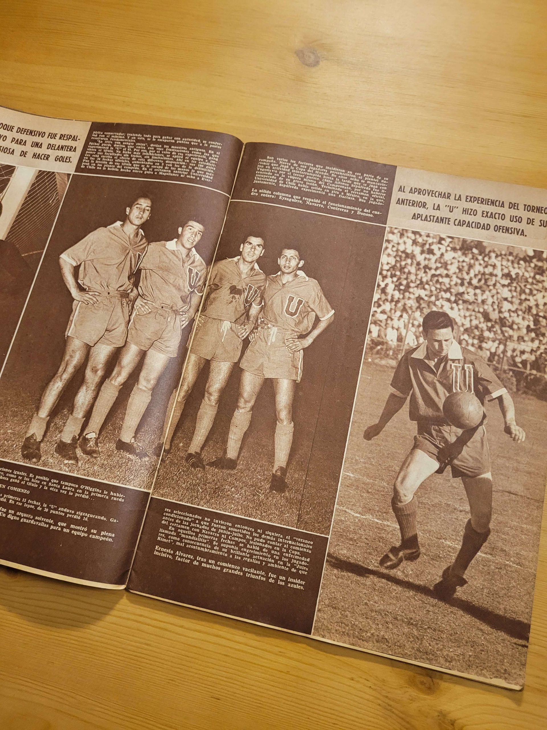 Pack ESTADIO -U de Chile del ballet azul campeón 1962 y 1965- (x2) - Imagen 8