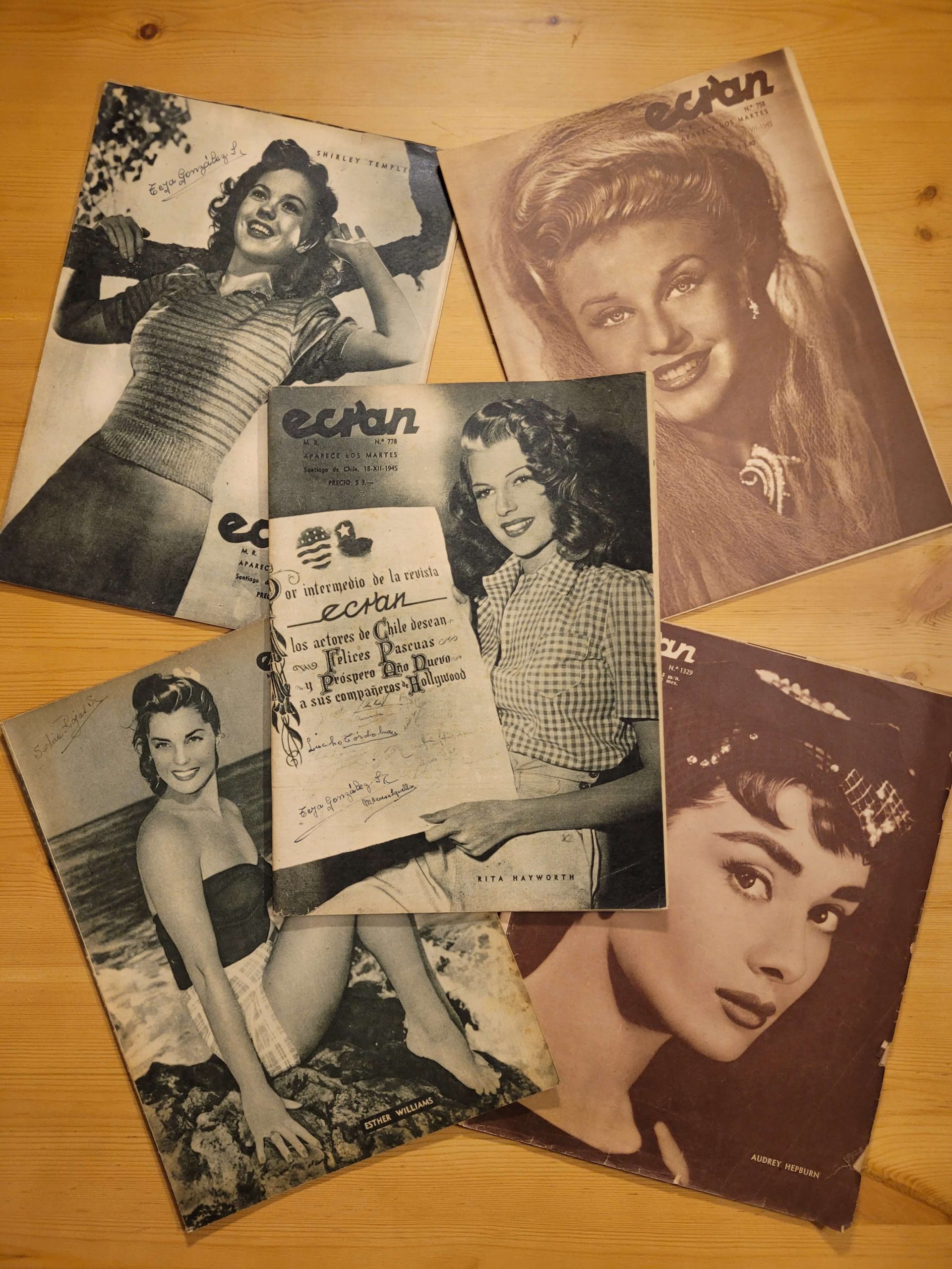 Pack ECRAN -Actrices años 40s- (x5)