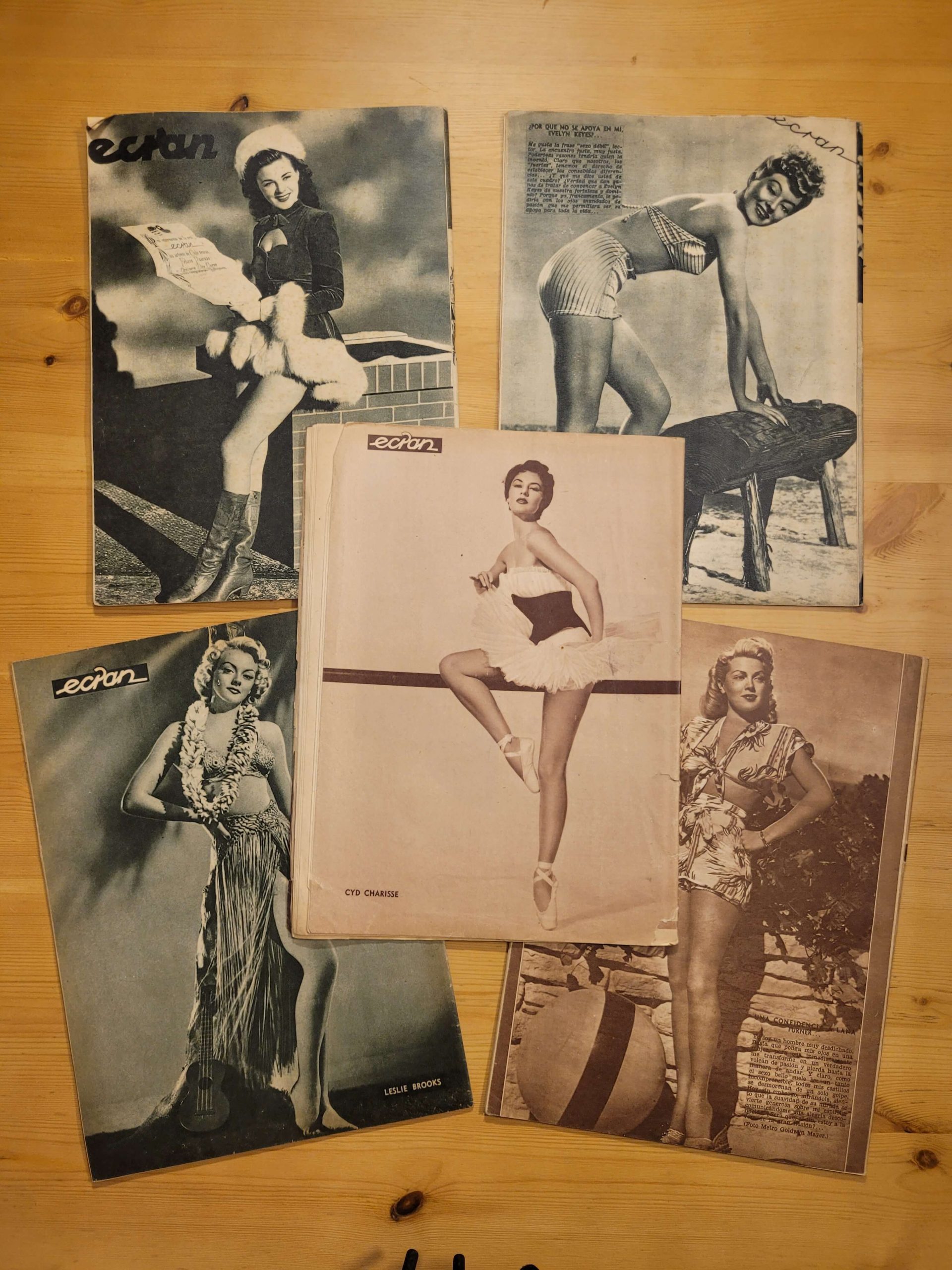 Pack ECRAN -Actrices años 40s- (x5) - Imagen 2