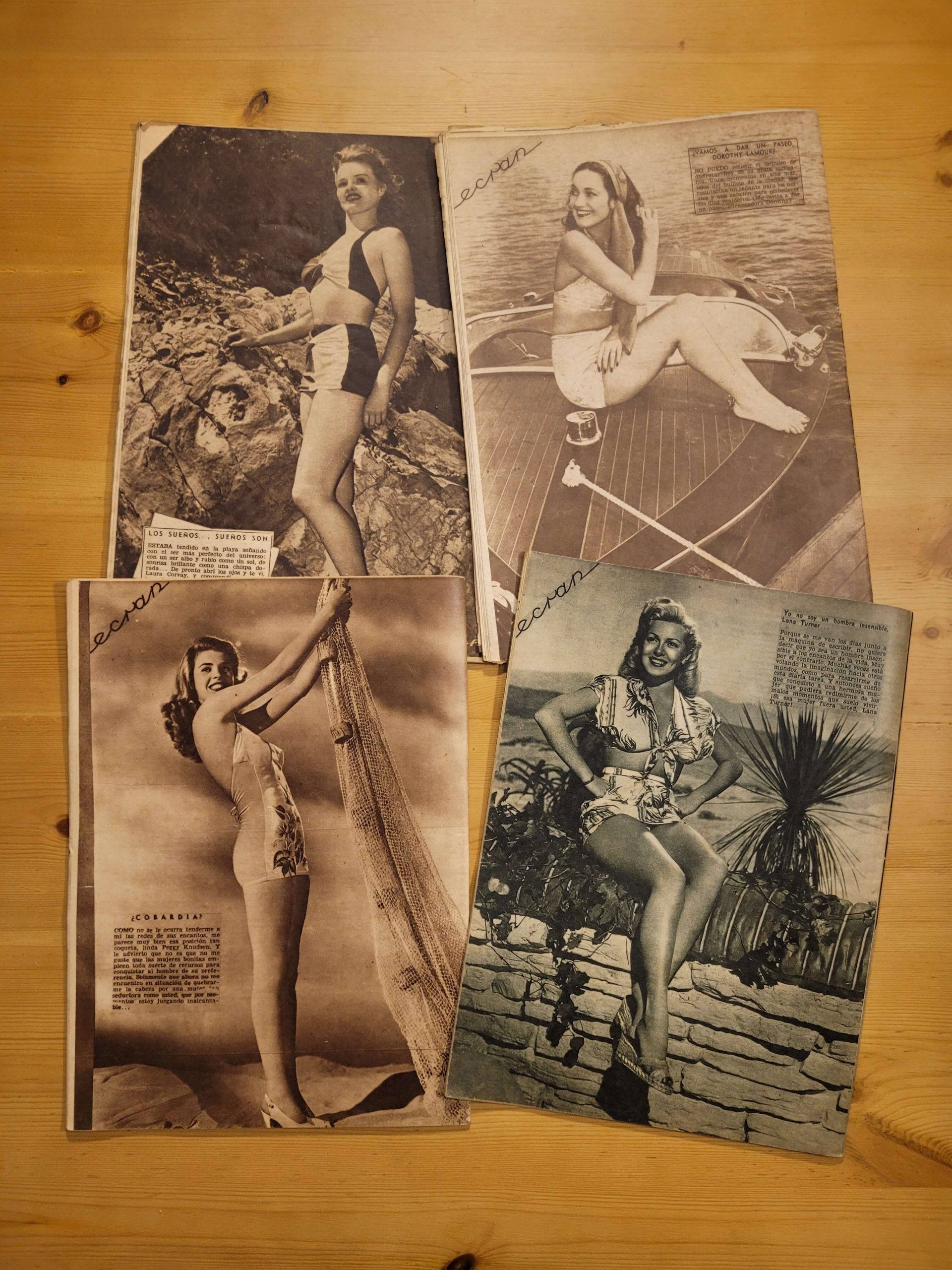 Pack ECRAN años 40s (x4) - Imagen 2