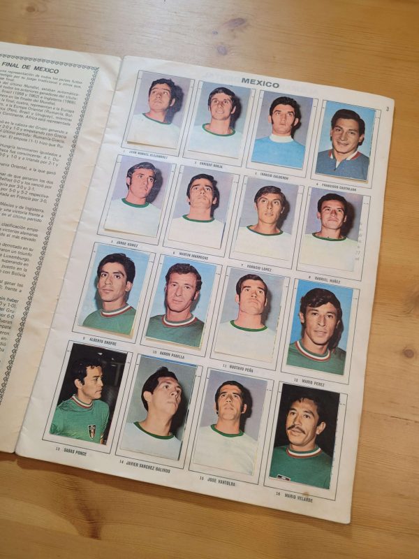 Album ASES DEL IX MUNDIAL DE FUTBOL 1970 (Completo)