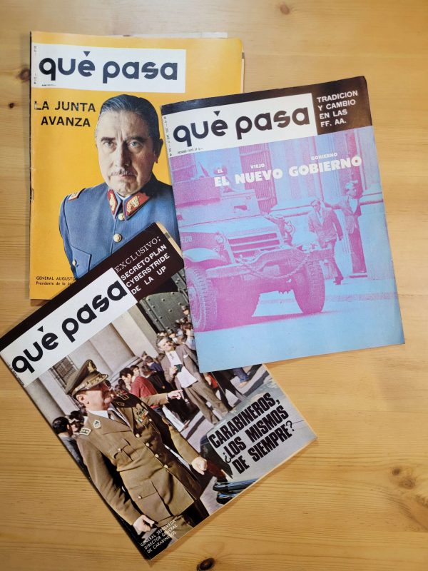 Pack QUÉ PASA -Para la semana anterior al derrocamiento de Allende, la semana misma, y la siguiente- (x3)