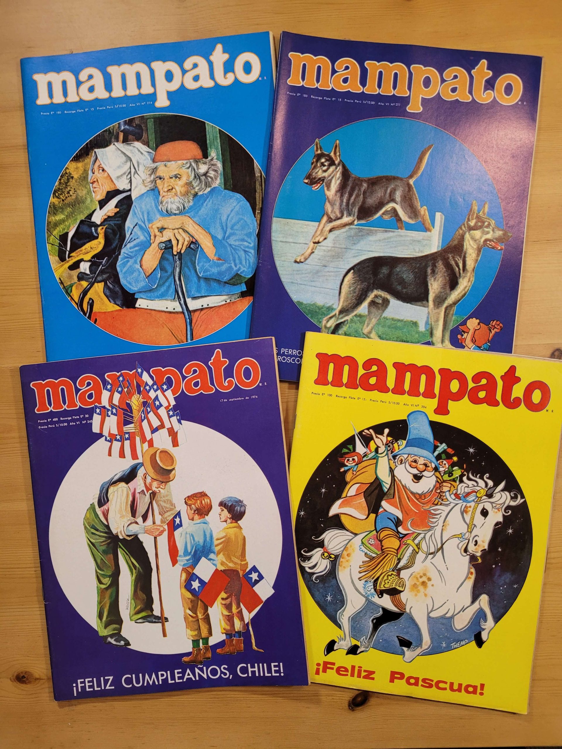 Pack MAMPATO años 70s n°3 (x4)