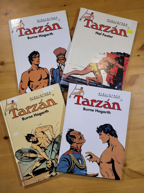 Pack BIBLIOTECA GRANDES DEL COMIC TARZAN -4 Tomos-