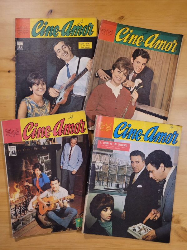 Pack CINE AMOR años 60s n°2 (x4)
