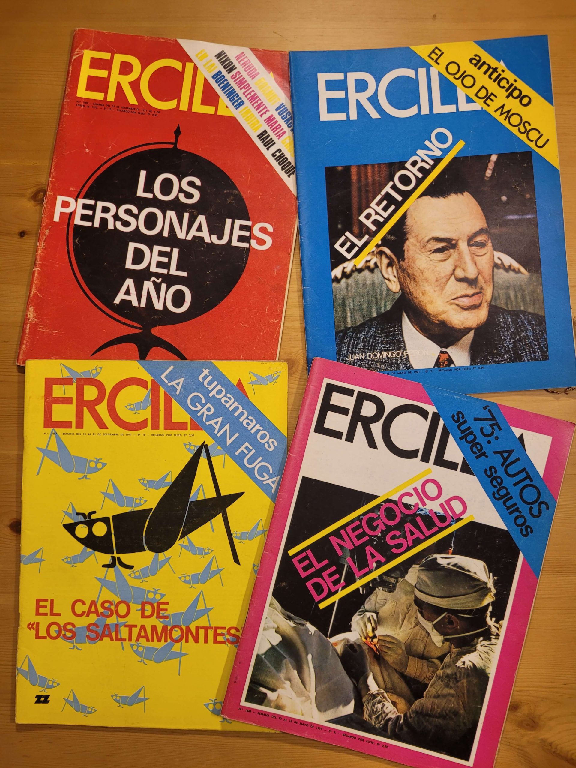Pack ERCILLA -Periodo Unidad Popular- n°2 (x4)