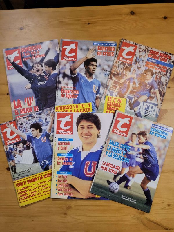 Pack TRIUNFO U de Chile -Principios de los 90s- (x6)