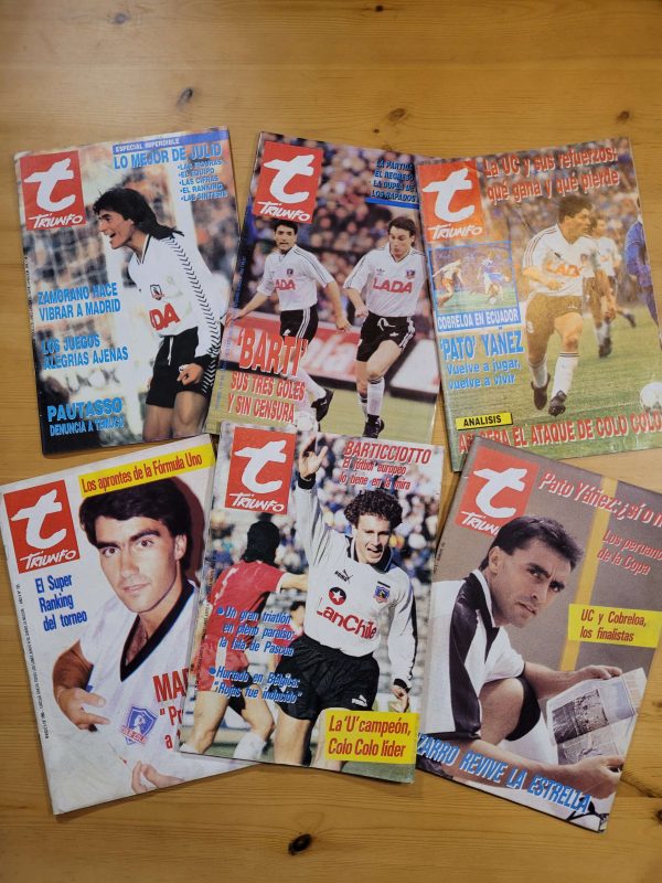 Pack TRIUNFO Colo Colo -Principios de los 90s- (x6)