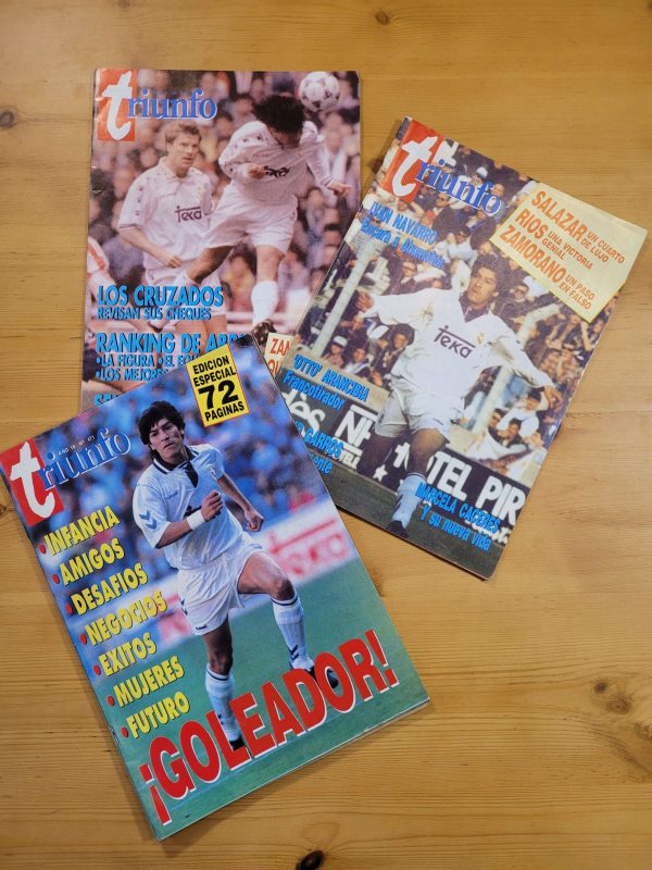 Pack TRIUNFO -Zamorano en Real Madrid. Incluye especial- (x3)
