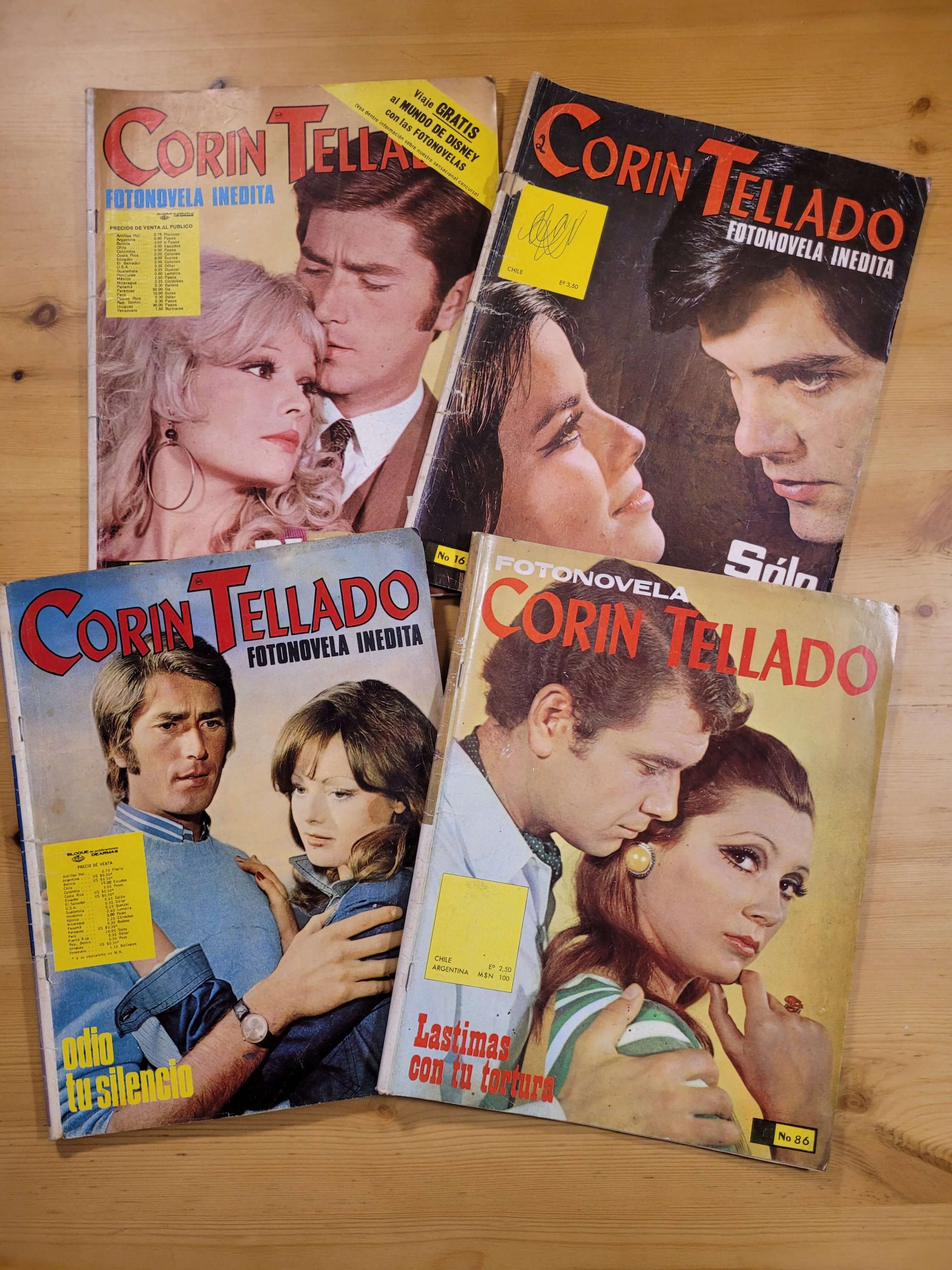 Pack CORIN TELLADO años 70s n°1 (x4)