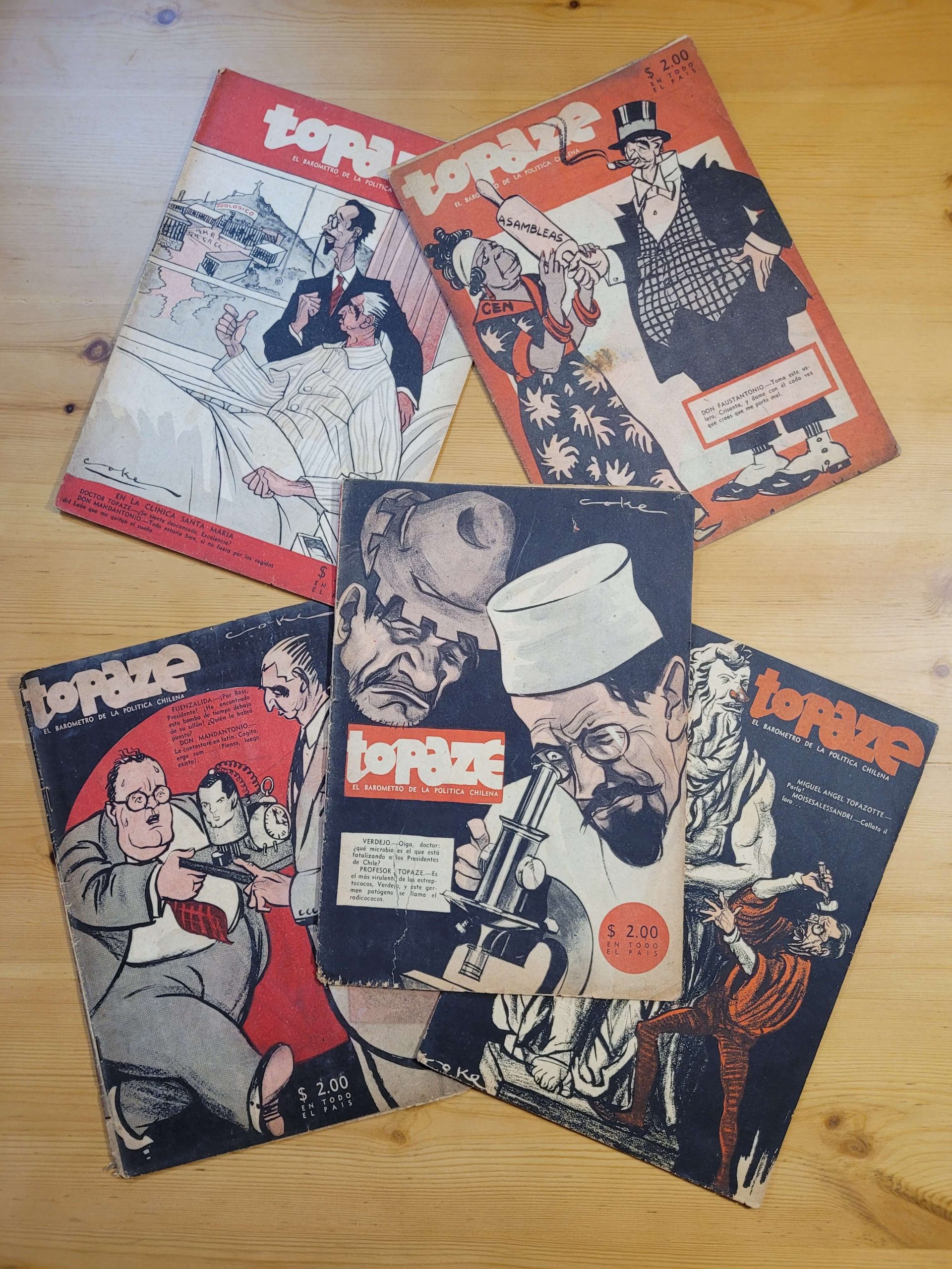 Pack TOPAZE años 40s n°2 (x5)