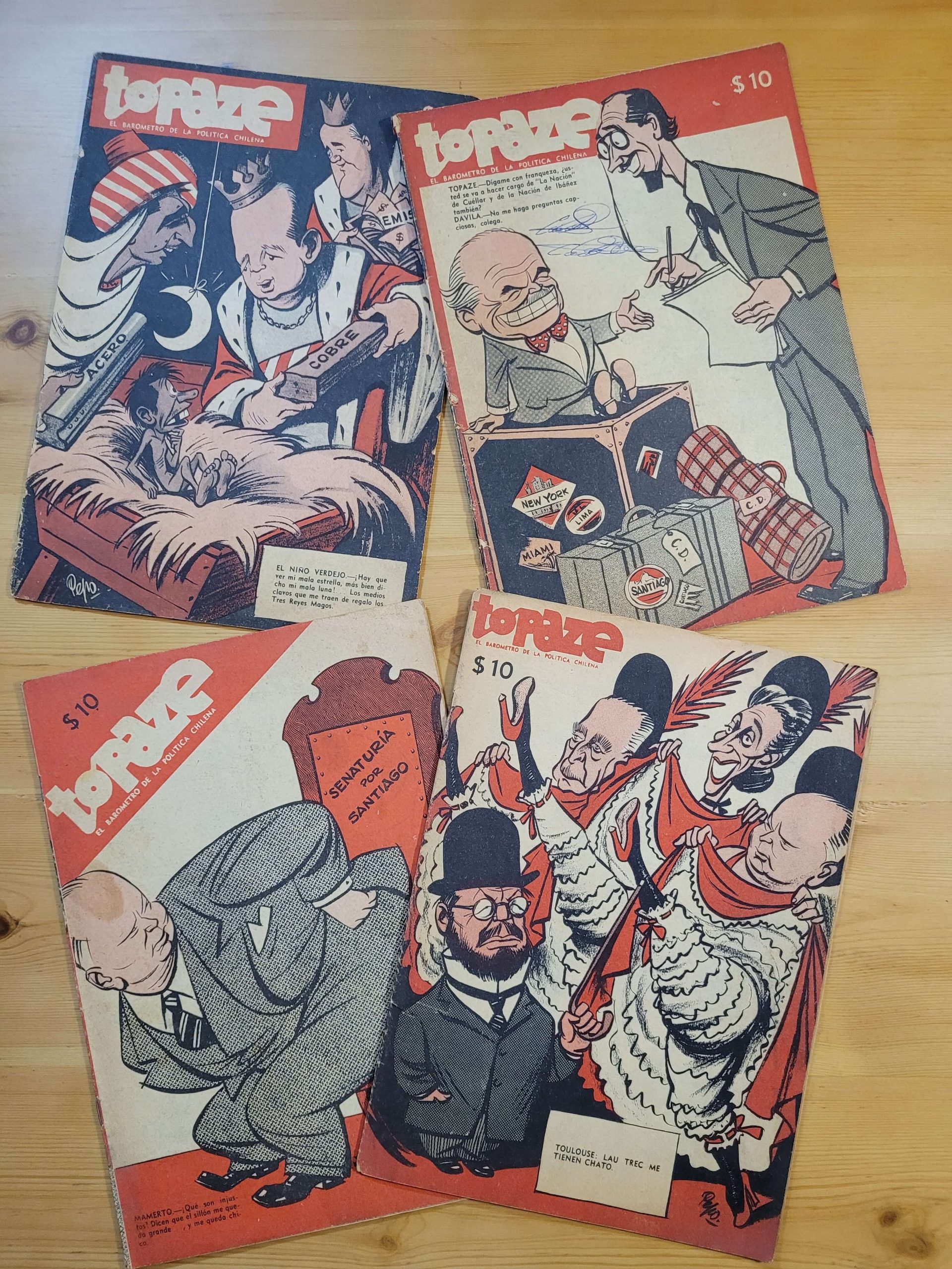 Pack TOPAZE años 50s n°2 (x4)