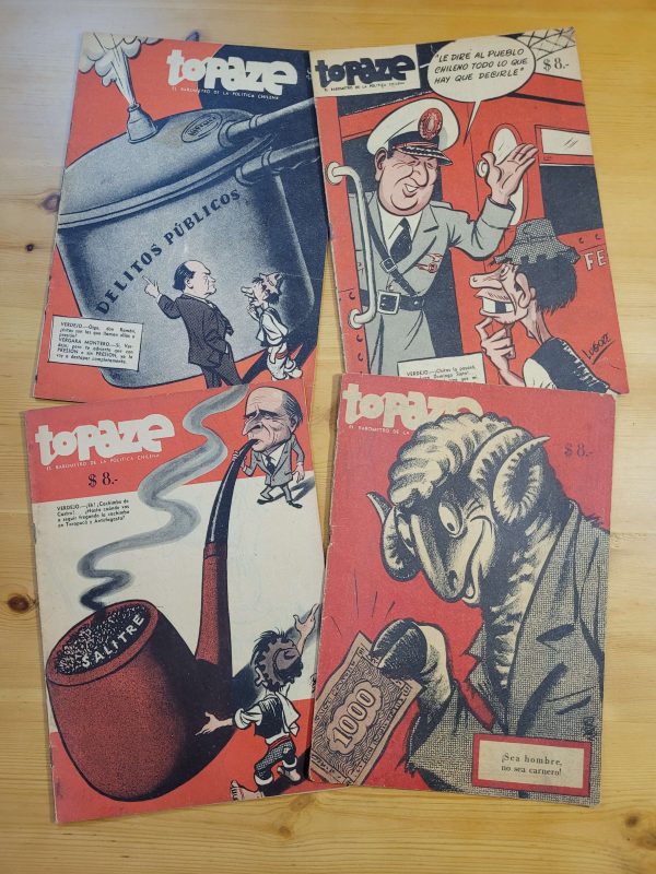 Pack TOPAZE años 50s n°1 (x4)