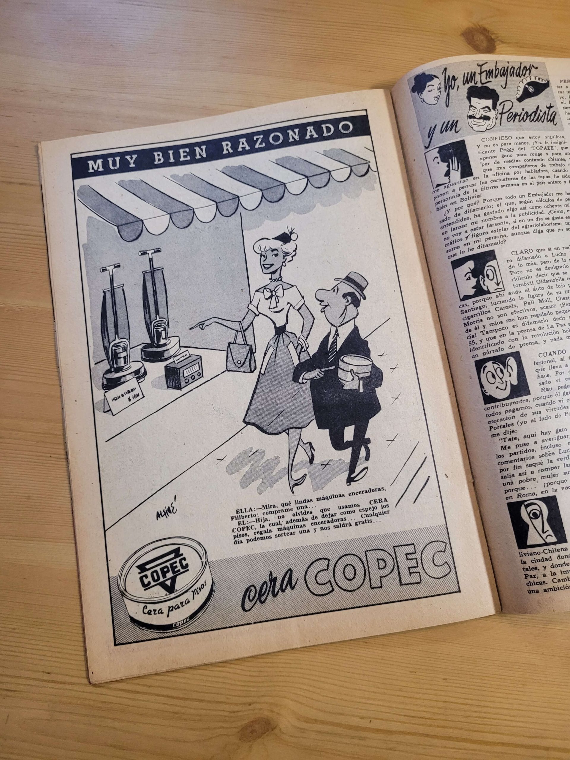 Pack TOPAZE años 50s -Portadas Carlos Ibáñez del campo- n°1 (x5) - Imagen 4