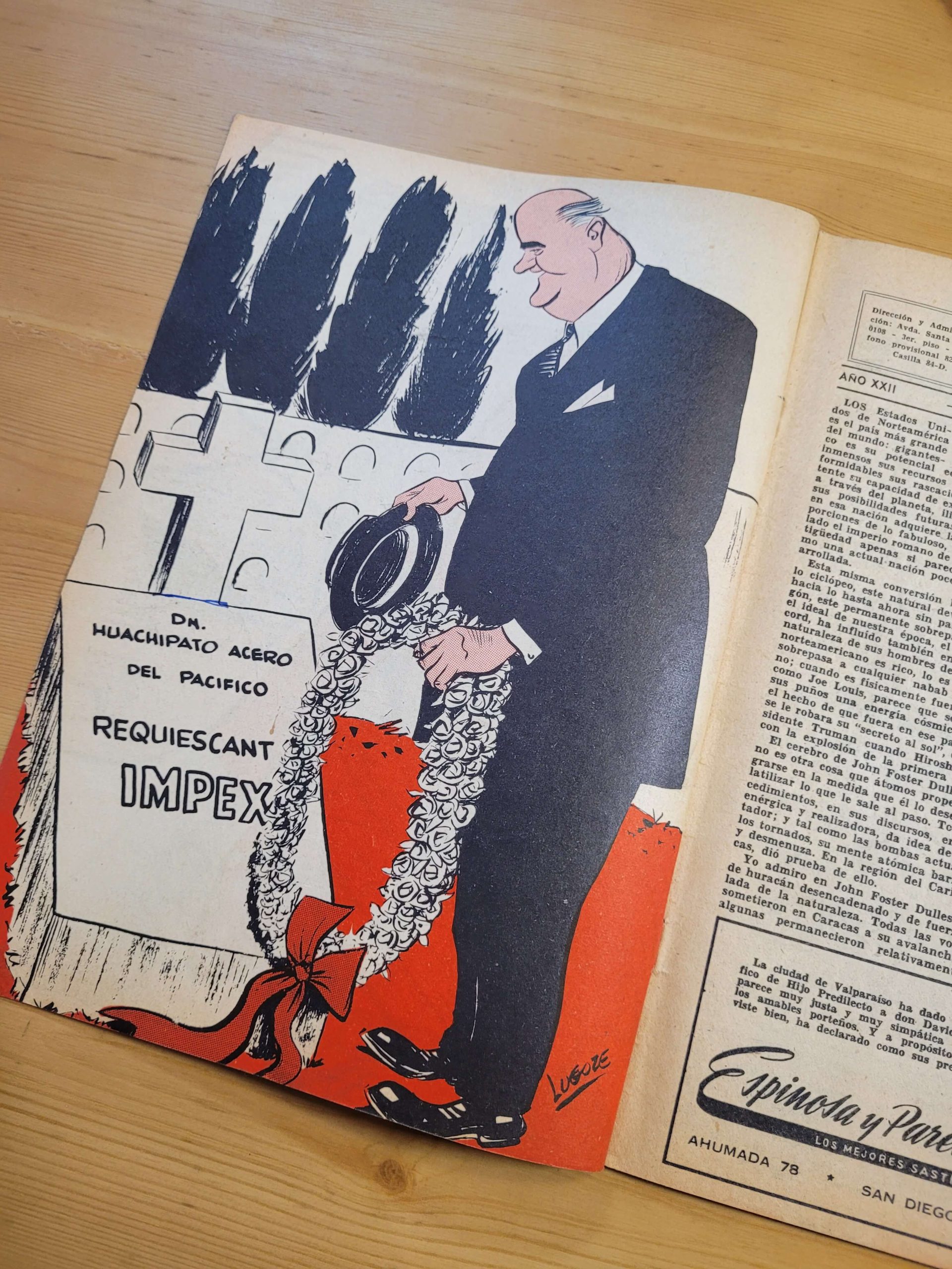 Pack TOPAZE años 50s -Portadas Carlos Ibáñez del campo- n°1 (x5) - Imagen 7