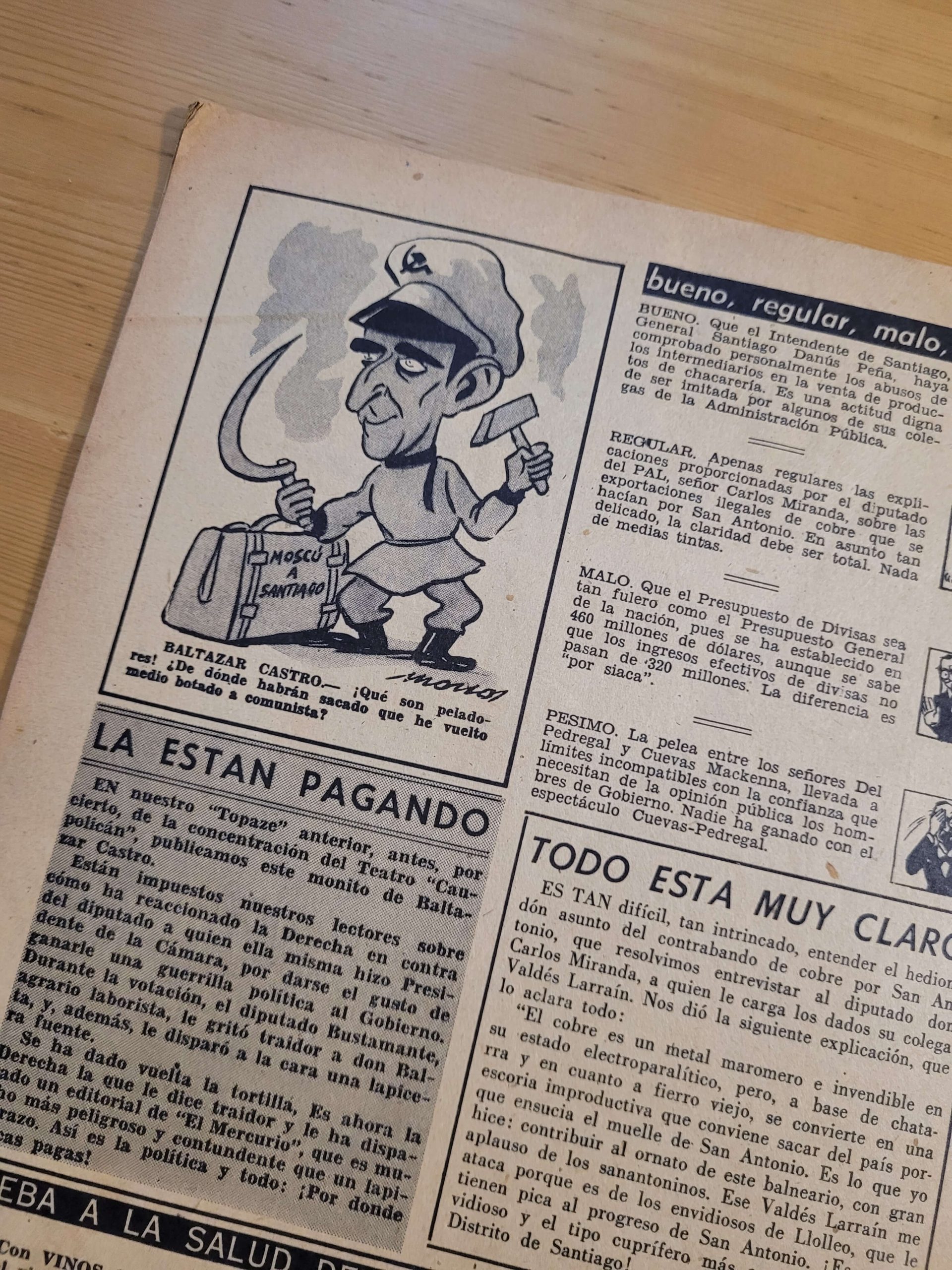 Pack TOPAZE años 50s -Portadas Carlos Ibáñez del campo- n°1 (x5) - Imagen 14