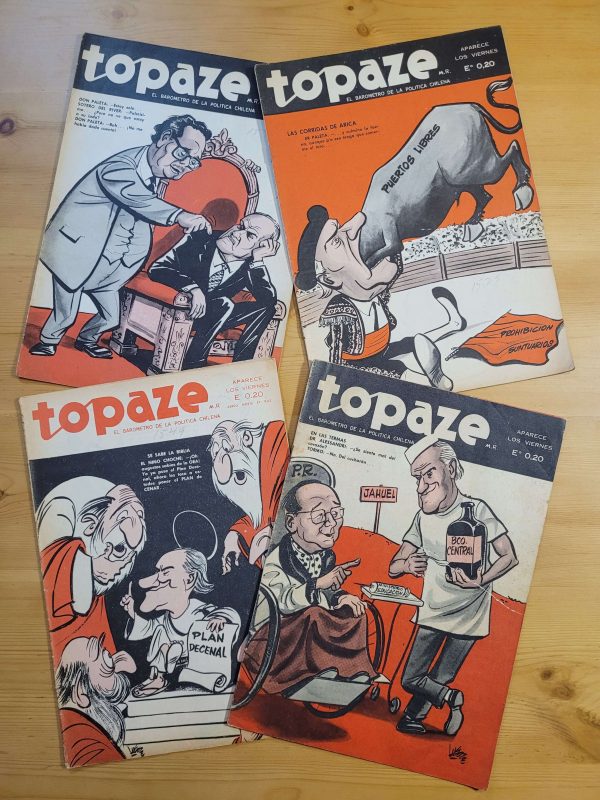 Pack TOPAZE años 60s n°2 (x4)