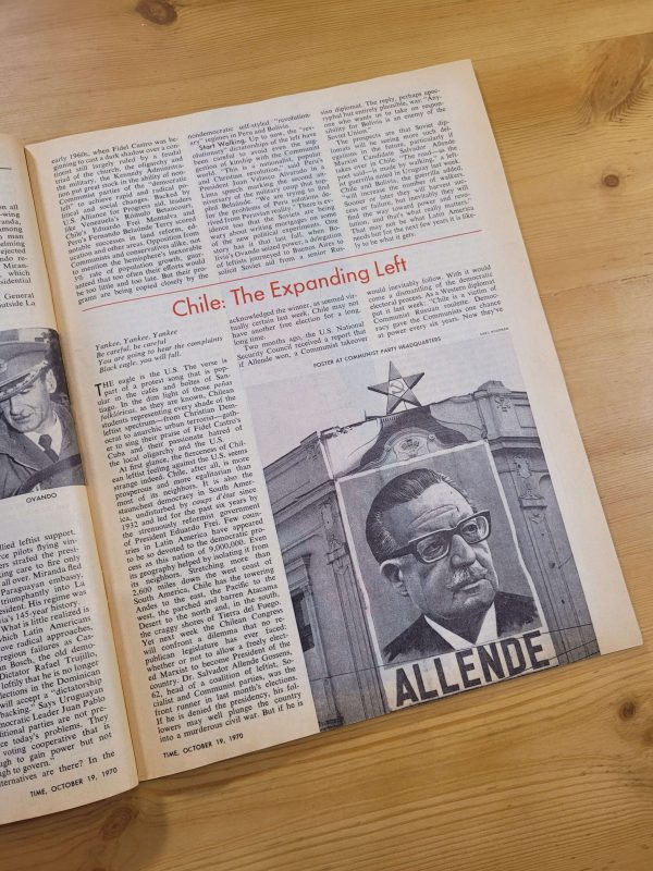 Revista TIME -Única portada de Salvador Allende- (1970)